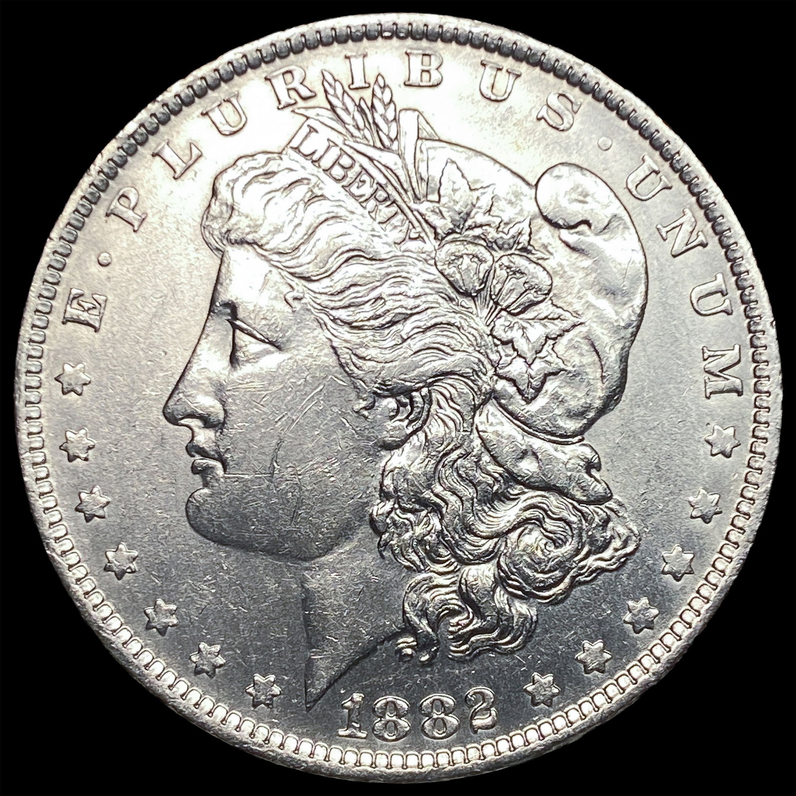 1882 Morgan Silver Dollar CLOSELY UNCIRCULATED: 1882 Morgan Silver Dollar CLOSELY UNCIRCULATED