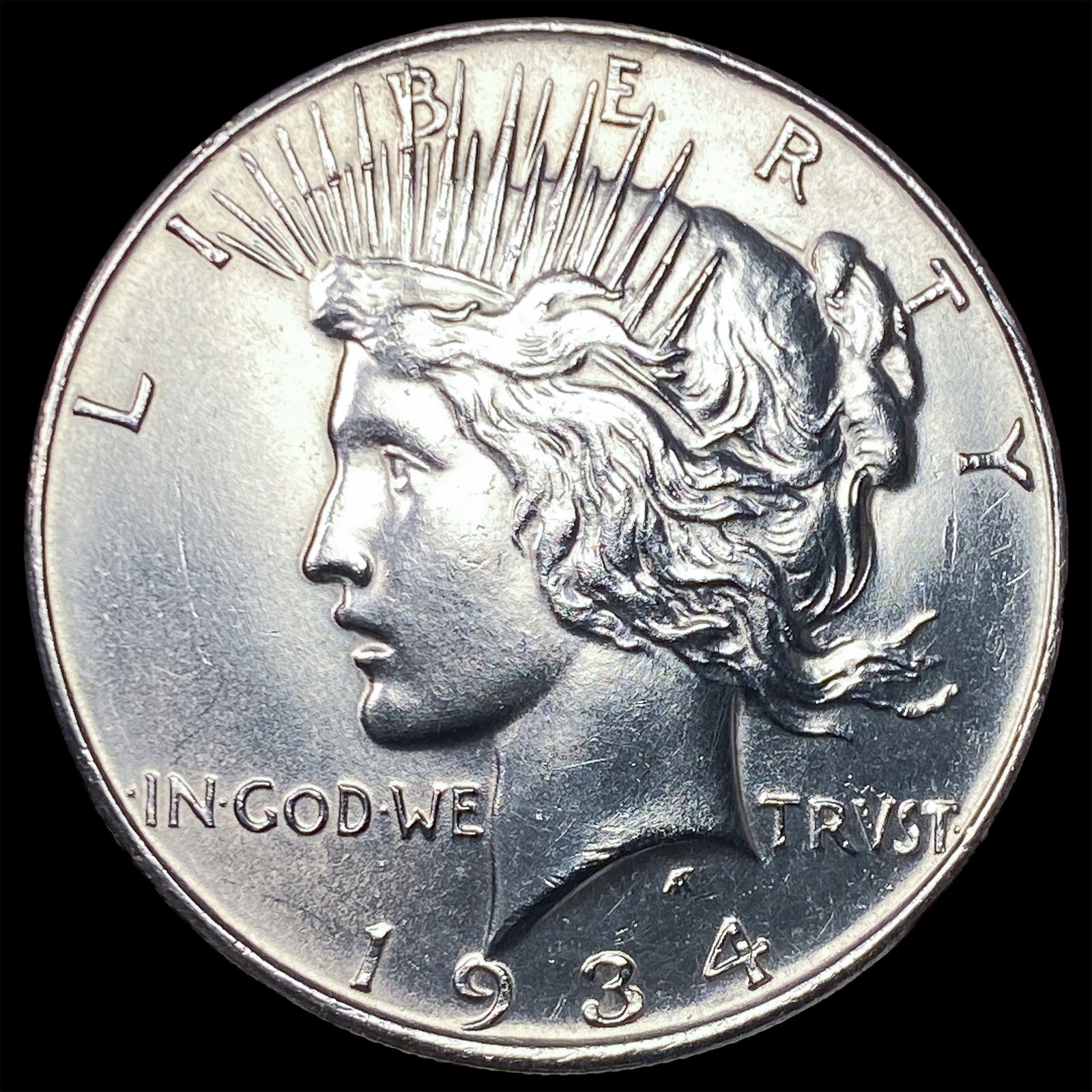 1934 Silver Peace Dollar UNCIRCULATED: 1934 Silver Peace Dollar UNCIRCULATED