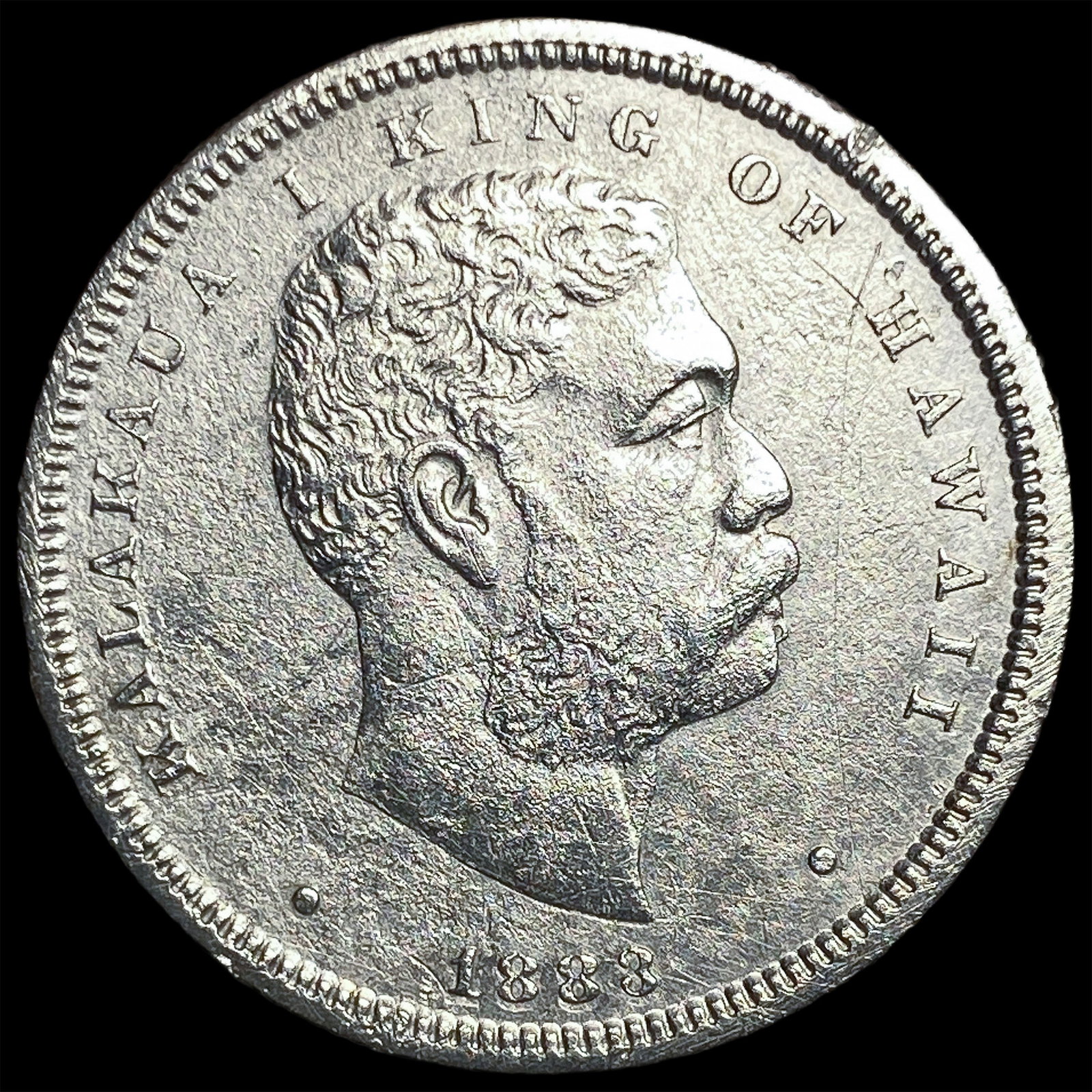 1883 Silver 1/2 Dollar Hawaii HIGH GRADE: 1883 Silver 1/2 Dollar Hawaii HIGH GRADE