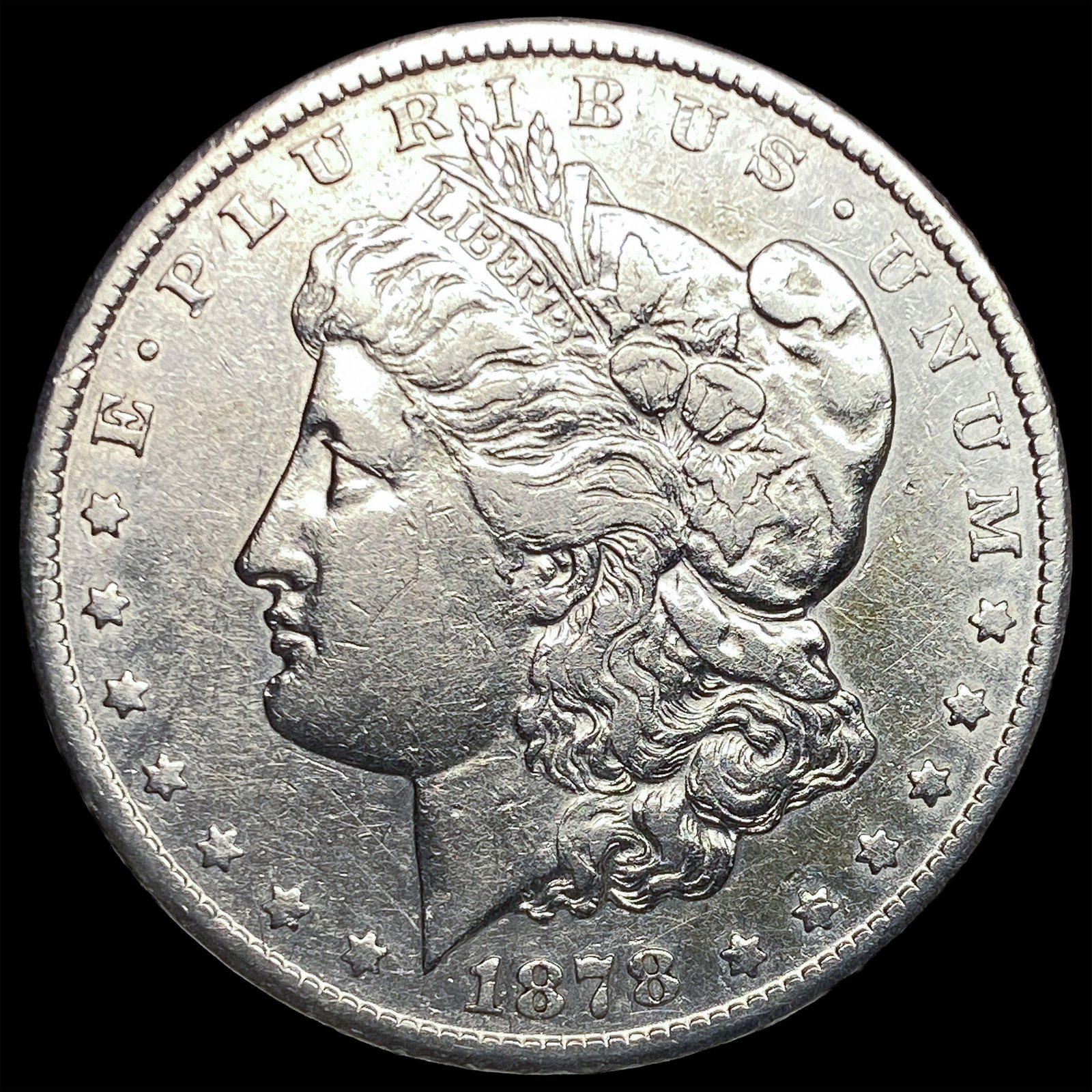 1878-CC Silver Morgan Dollar NEARLY UNCIRCULATED (1 of 2)
