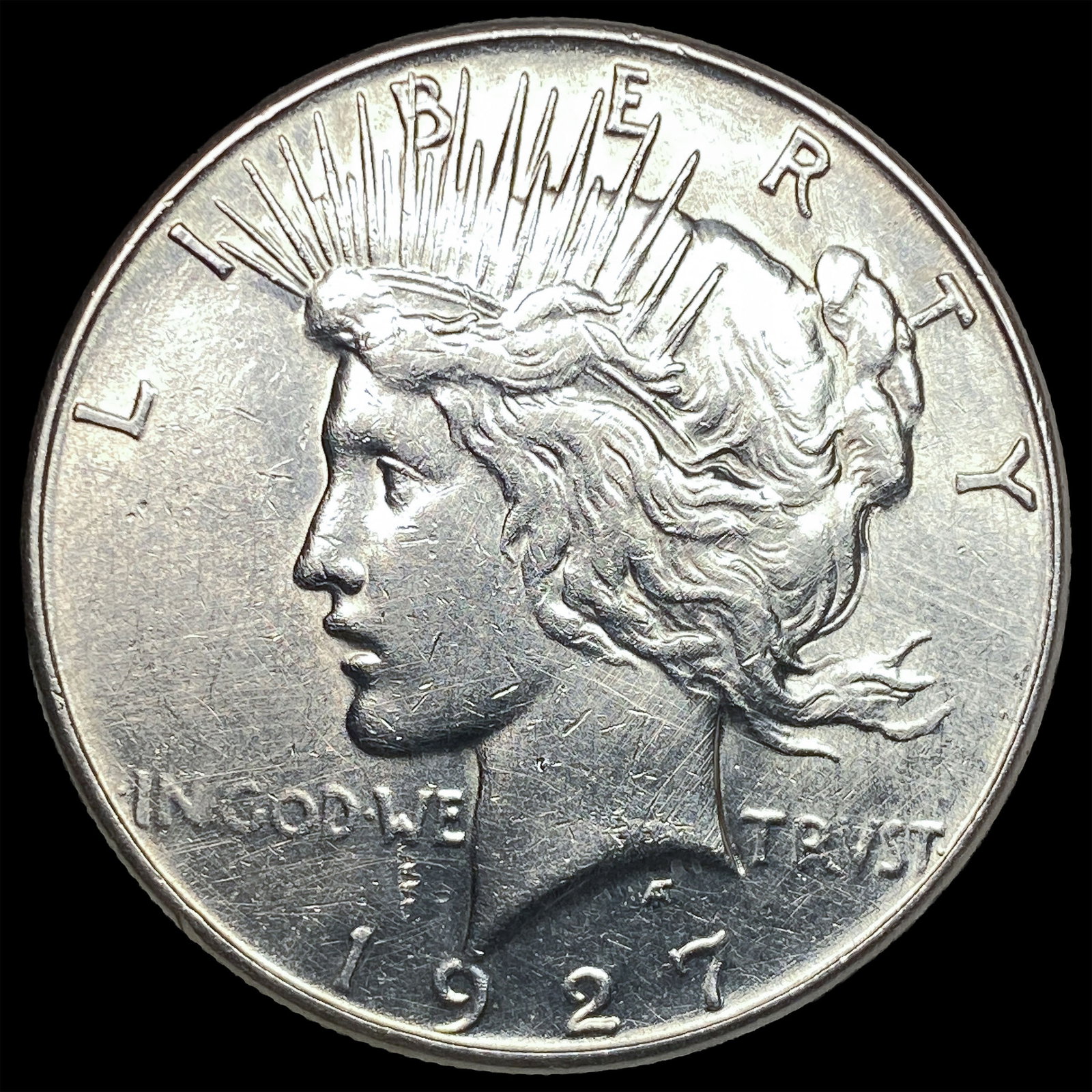 1927-S Silver Peace Dollar HIGH GRADE: 1927-S Silver Peace Dollar HIGH GRADE
