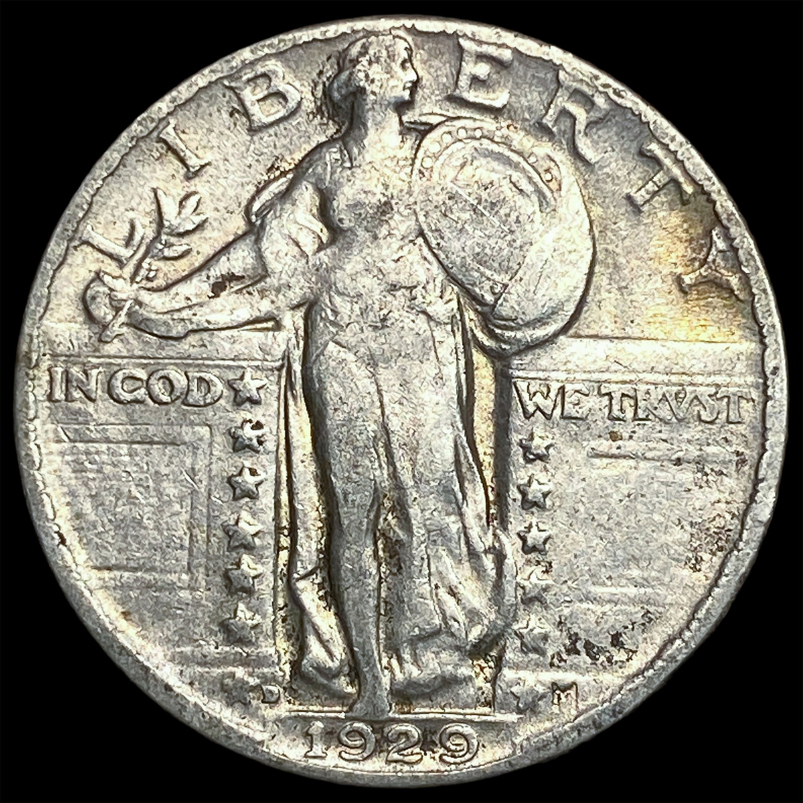 1929 Standing Liberty Quarter NEARLY UNCIRCULATED: 1929 Standing Liberty Quarter NEARLY UNCIRCULATED