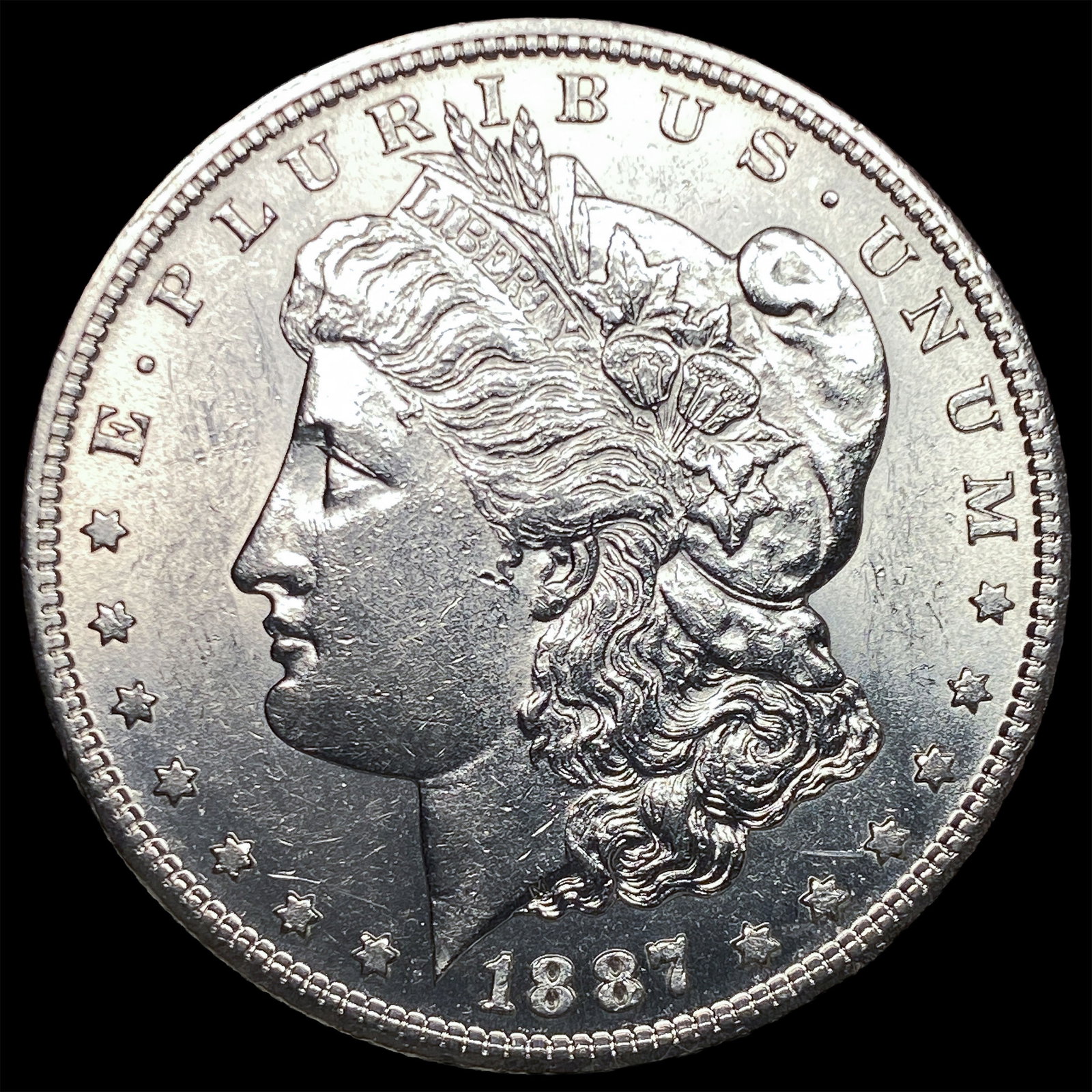 1887 Silver Morgan Dollar UNCIRCULATED: 1887 Silver Morgan Dollar UNCIRCULATED