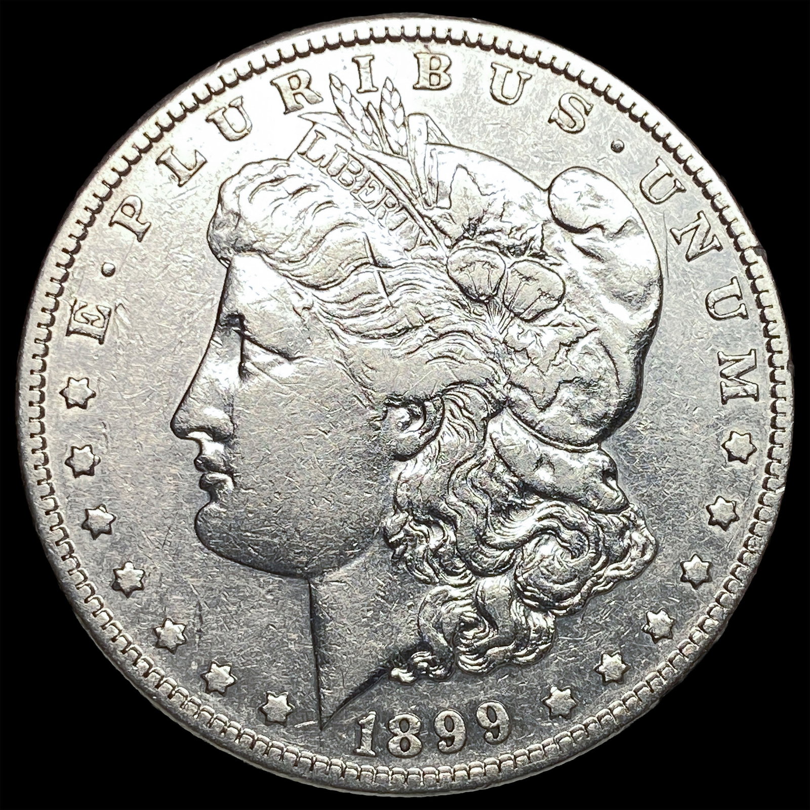 1899-S Silver Morgan Dollar NEARLY UNCIRCULATED: 1899-S Silver Morgan Dollar NEARLY UNCIRCULATED