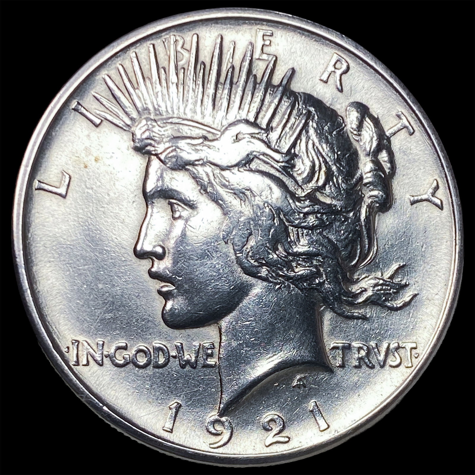 1921 Silver Peace Dollar CLOSELY UNCIRCULATED: 1921 Silver Peace Dollar CLOSELY UNCIRCULATED