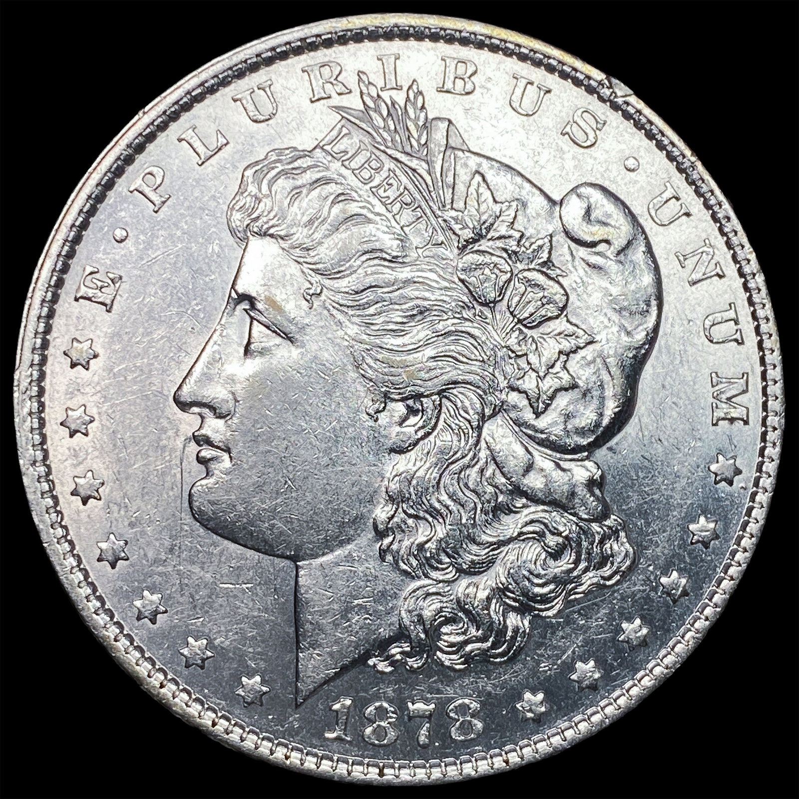 1878 Morgan Silver Dollar CLOSELY UNCIRCULATED: 1878 Morgan Silver Dollar CLOSELY UNCIRCULATED