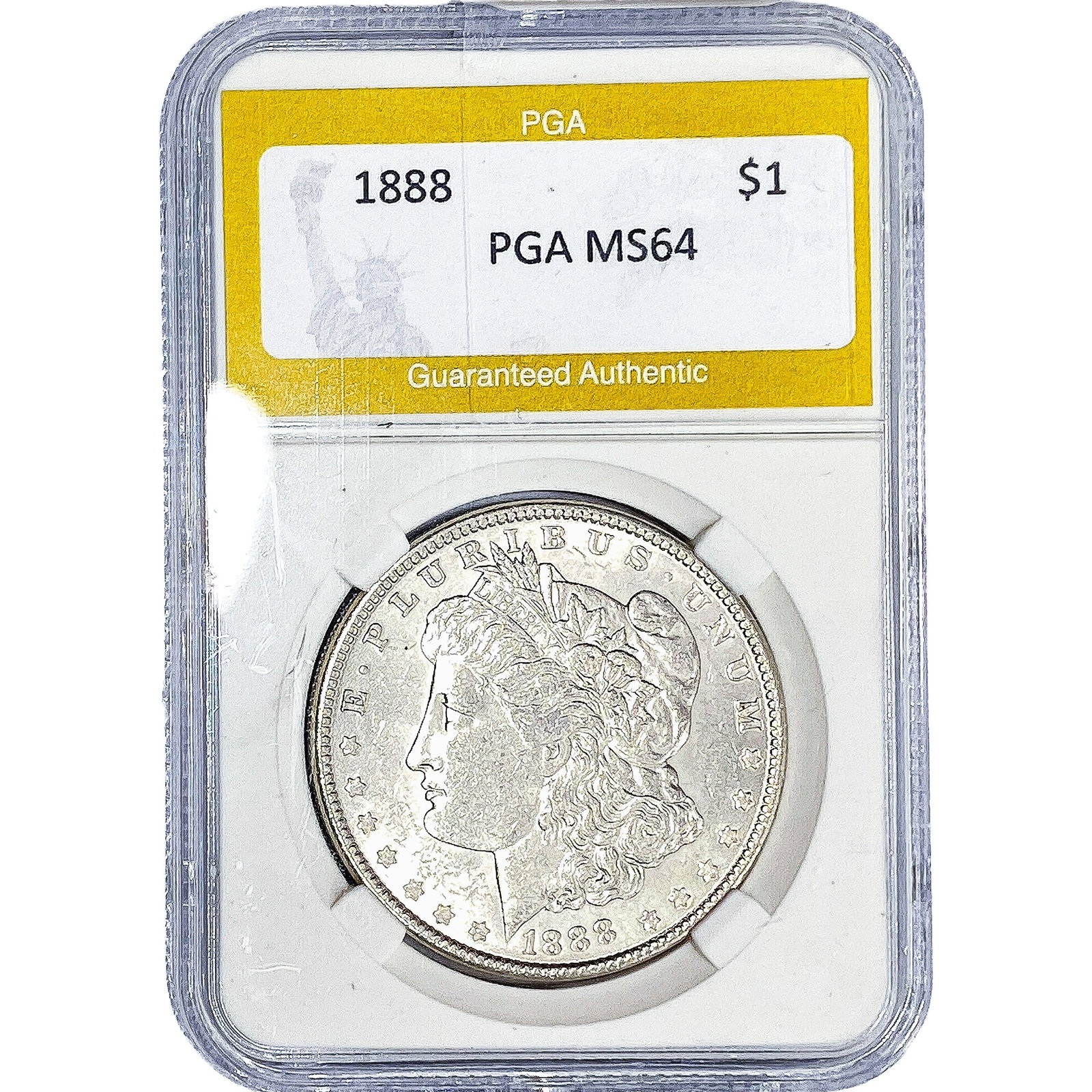 1888 Morgan Silver Dollar PGA MS64: 1888 Morgan Silver Dollar PGA MS64