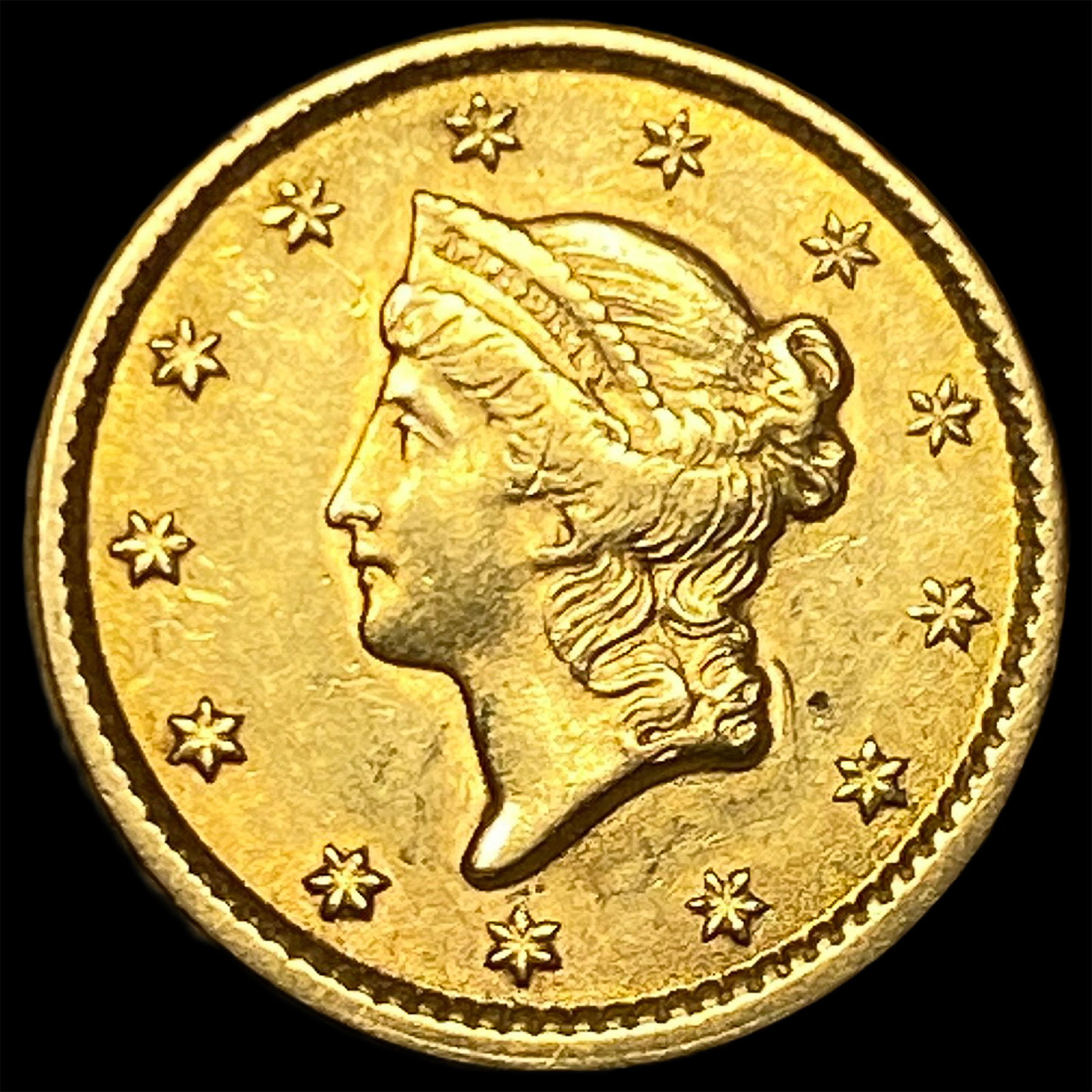 1851-C Gold $1 Liberty Head UNCIRCULATED: 1851-C Gold $1 Liberty Head UNCIRCULATED