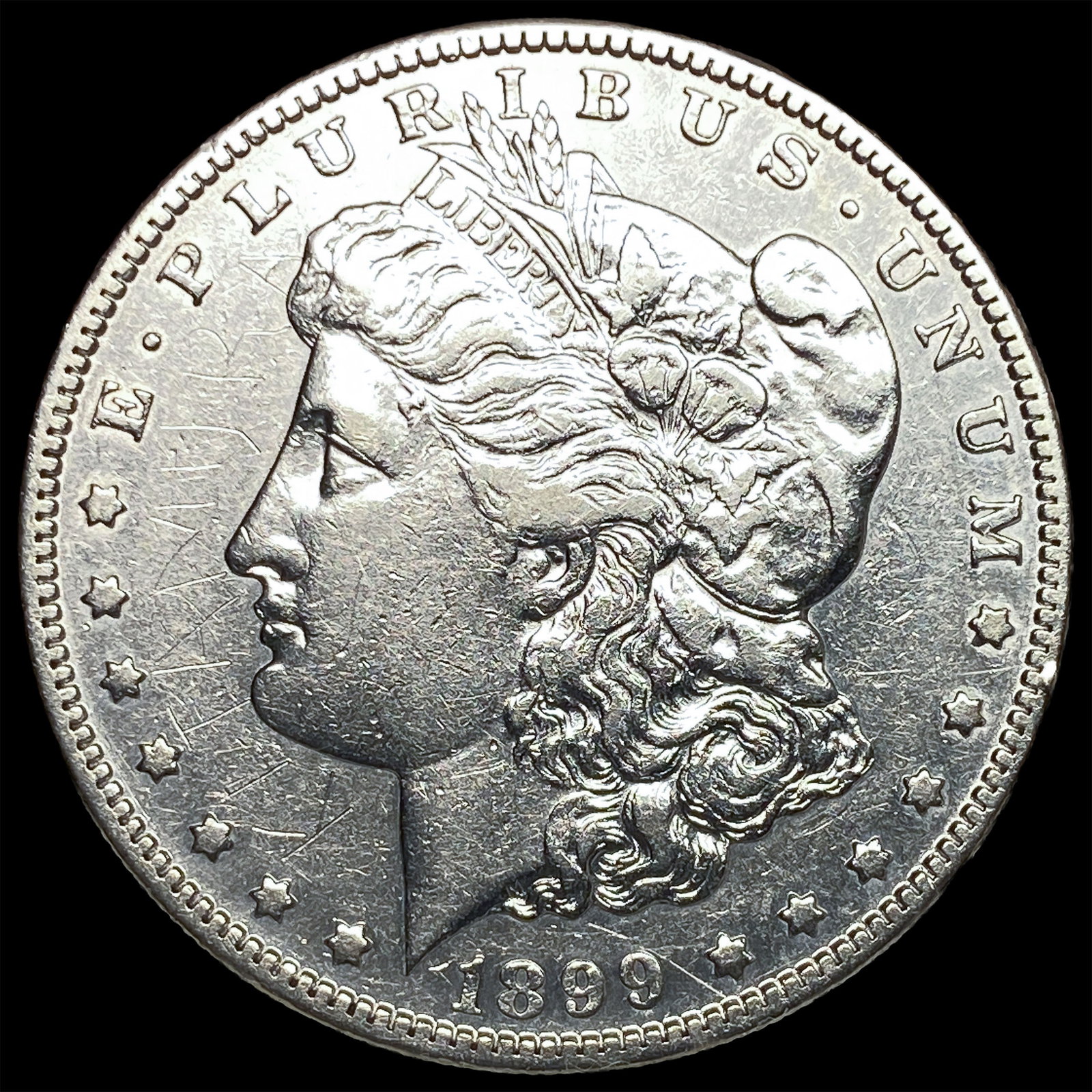 1899-S Silver Morgan Dollar NEARLY UNCIRCULATED: 1899-S Silver Morgan Dollar NEARLY UNCIRCULATED