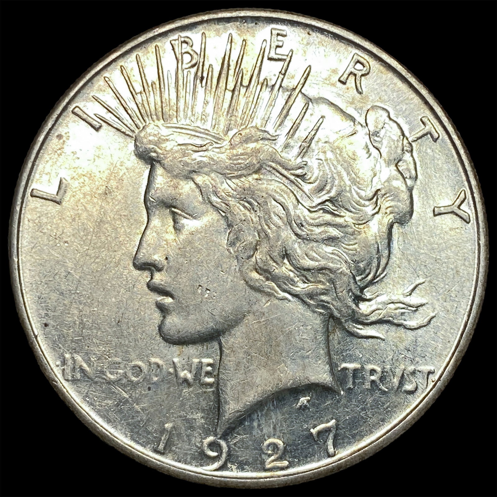 1927-S Silver Peace Dollar CLOSELY UNCIRCULATED: 1927-S Silver Peace Dollar CLOSELY UNCIRCULATED