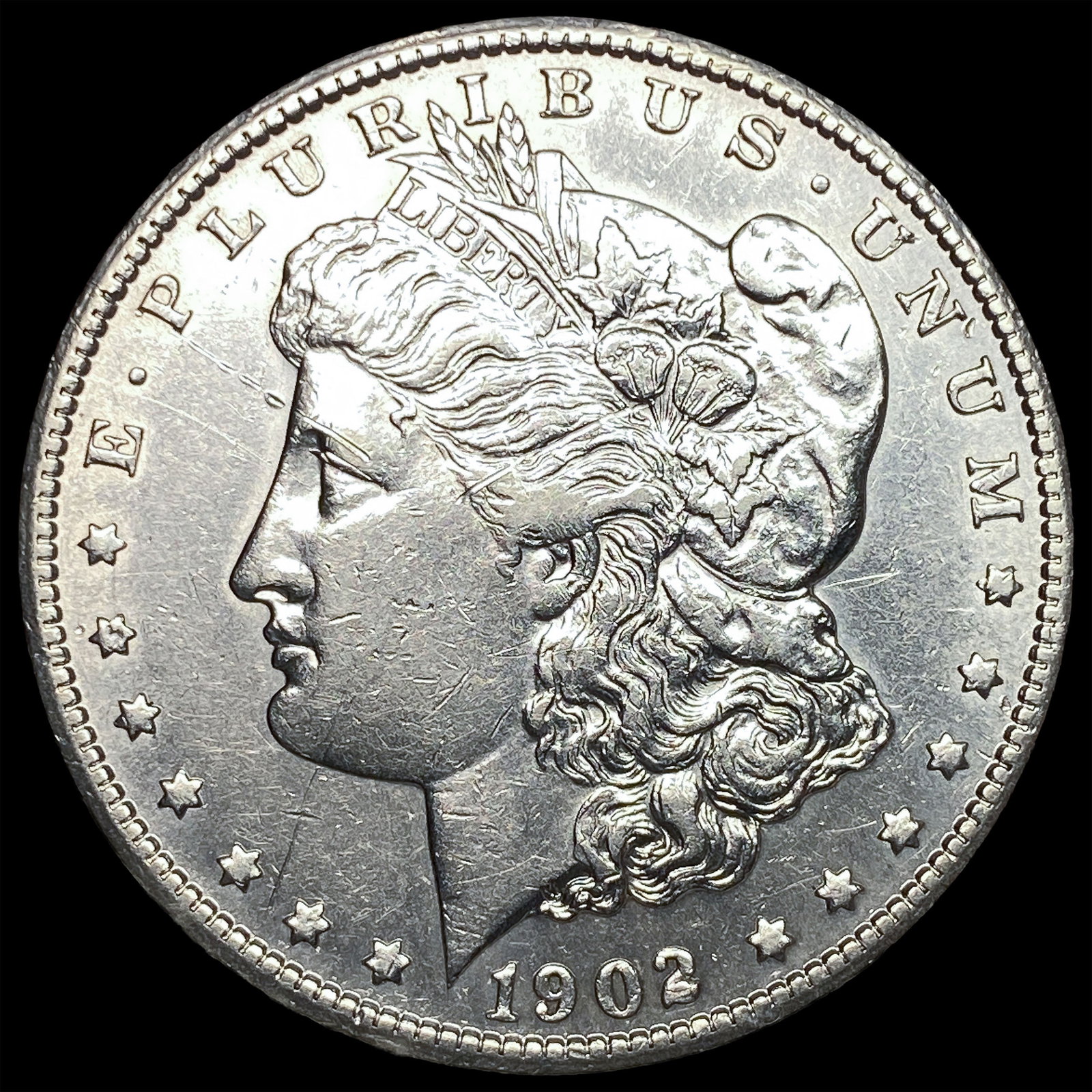 1902-S Silver Morgan Dollar CLOSELY UNCIRCULATED: 1902-S Silver Morgan Dollar CLOSELY UNCIRCULATED