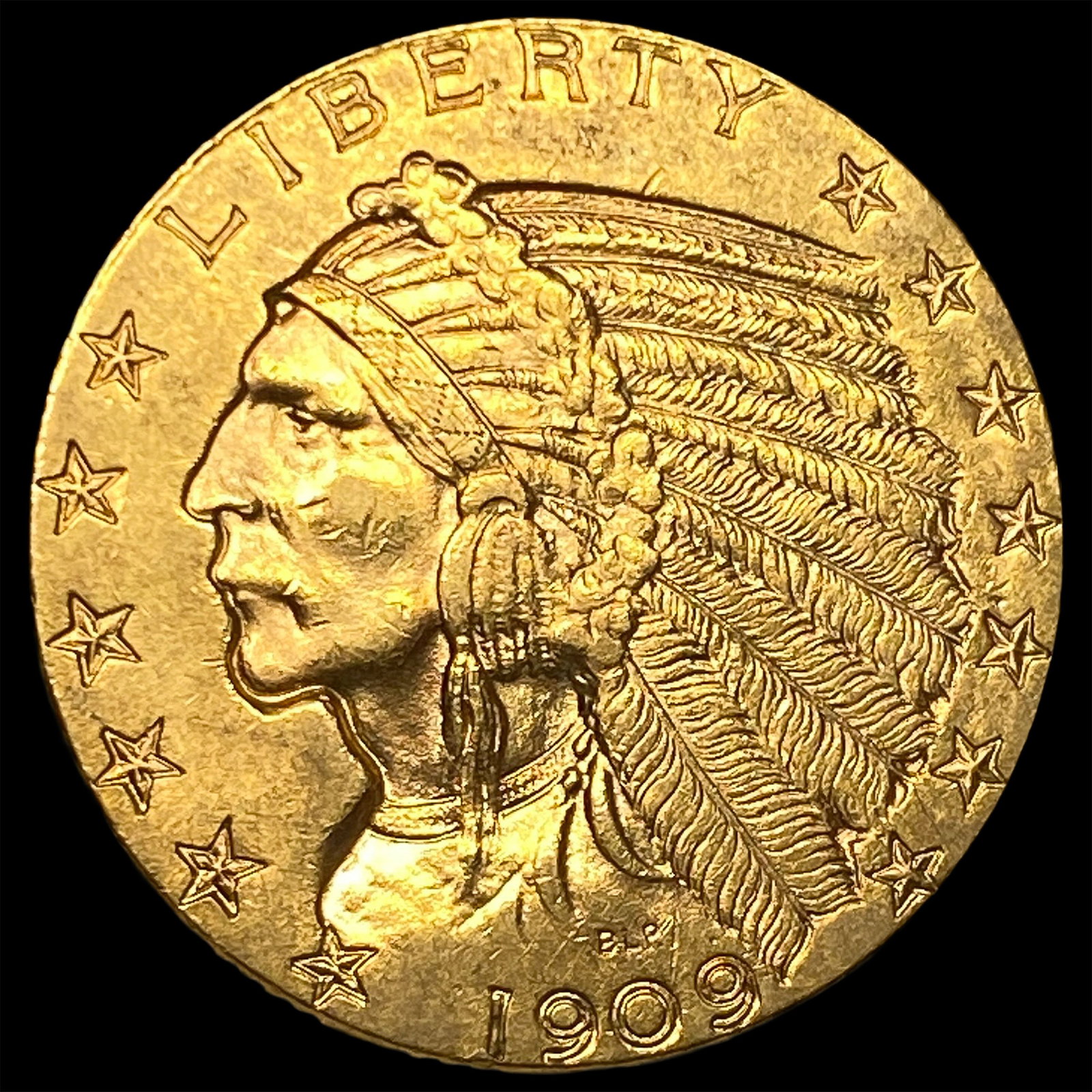 1909 Indian Head Half Eagle $5 Gold UNCIRCULATED (1 of 2)