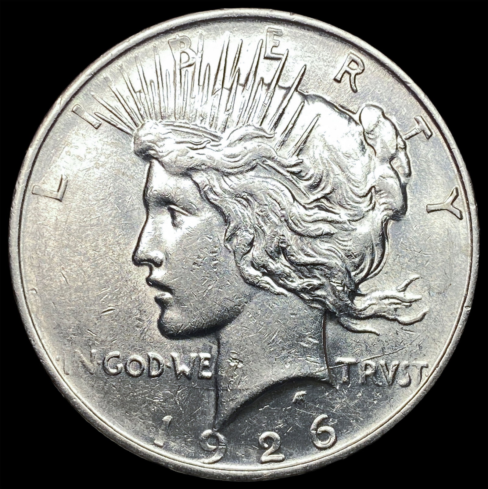 1926 Peace Silver Dollar CLOSELY UNCIRCULATED: 1926 Peace Silver Dollar CLOSELY UNCIRCULATED