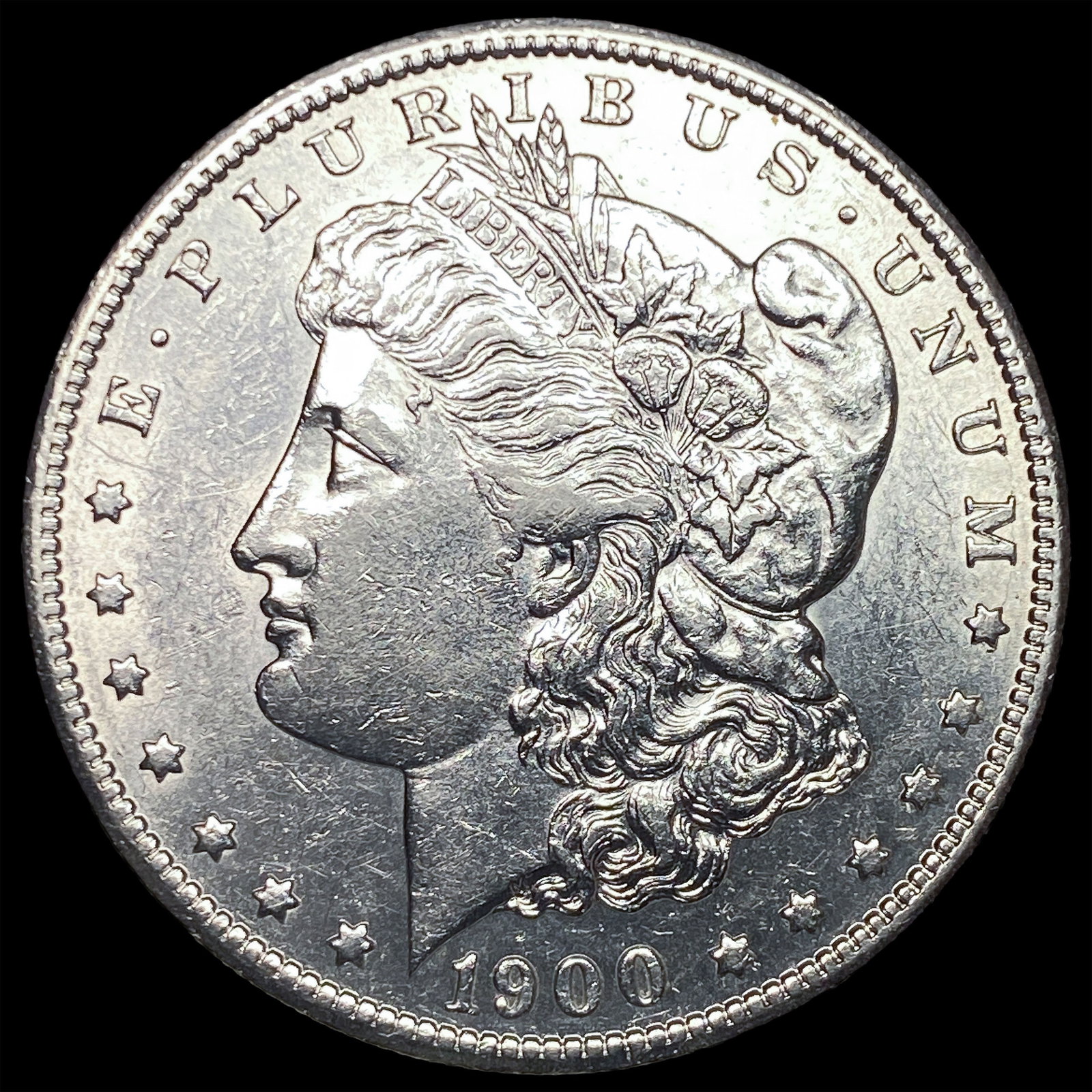 1900-S Silver Morgan Dollar CHOICE AU: 1900-S Silver Morgan Dollar CHOICE AU