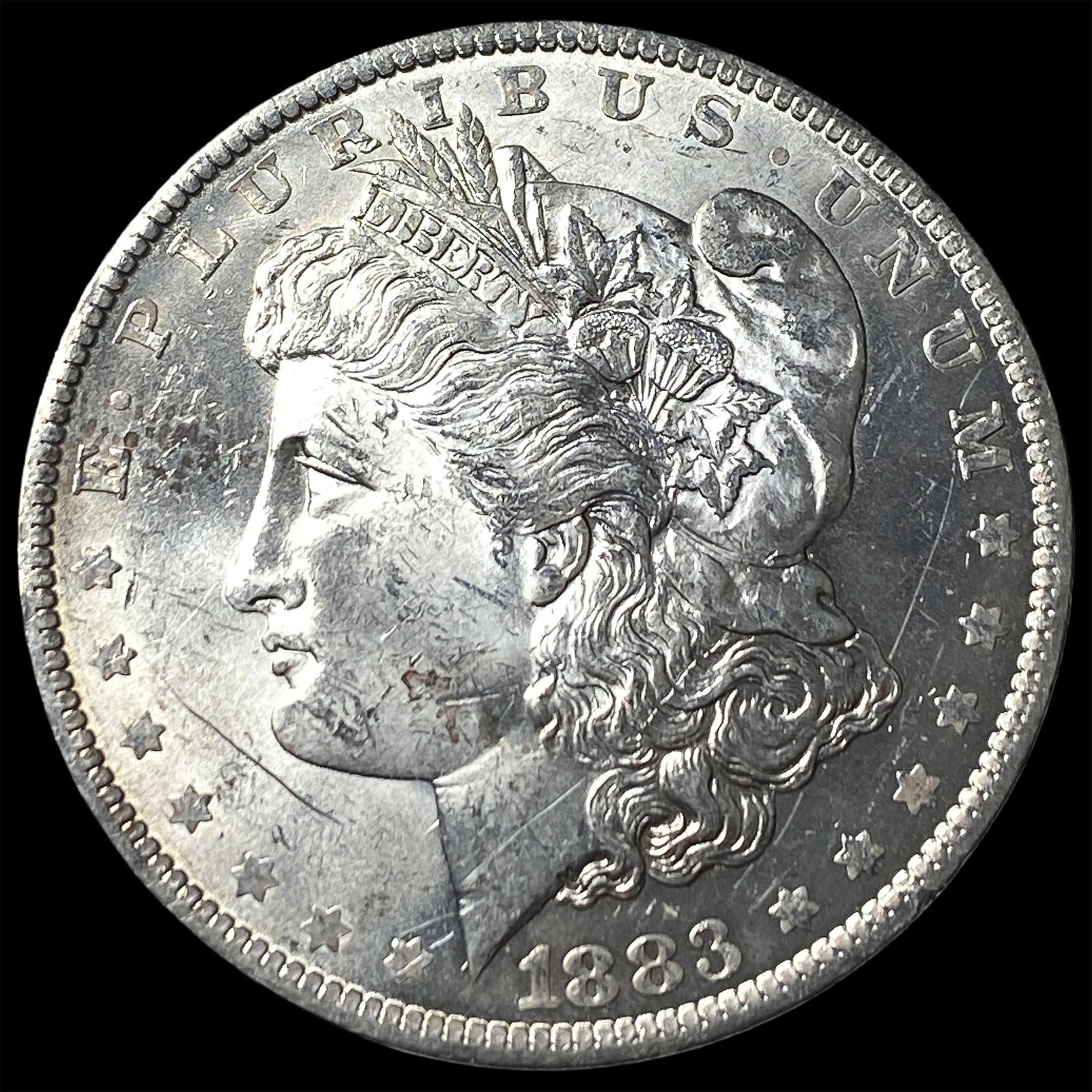 1883-O Silver Morgan Dollar GEM BU: 1883-O Silver Morgan Dollar GEM BU