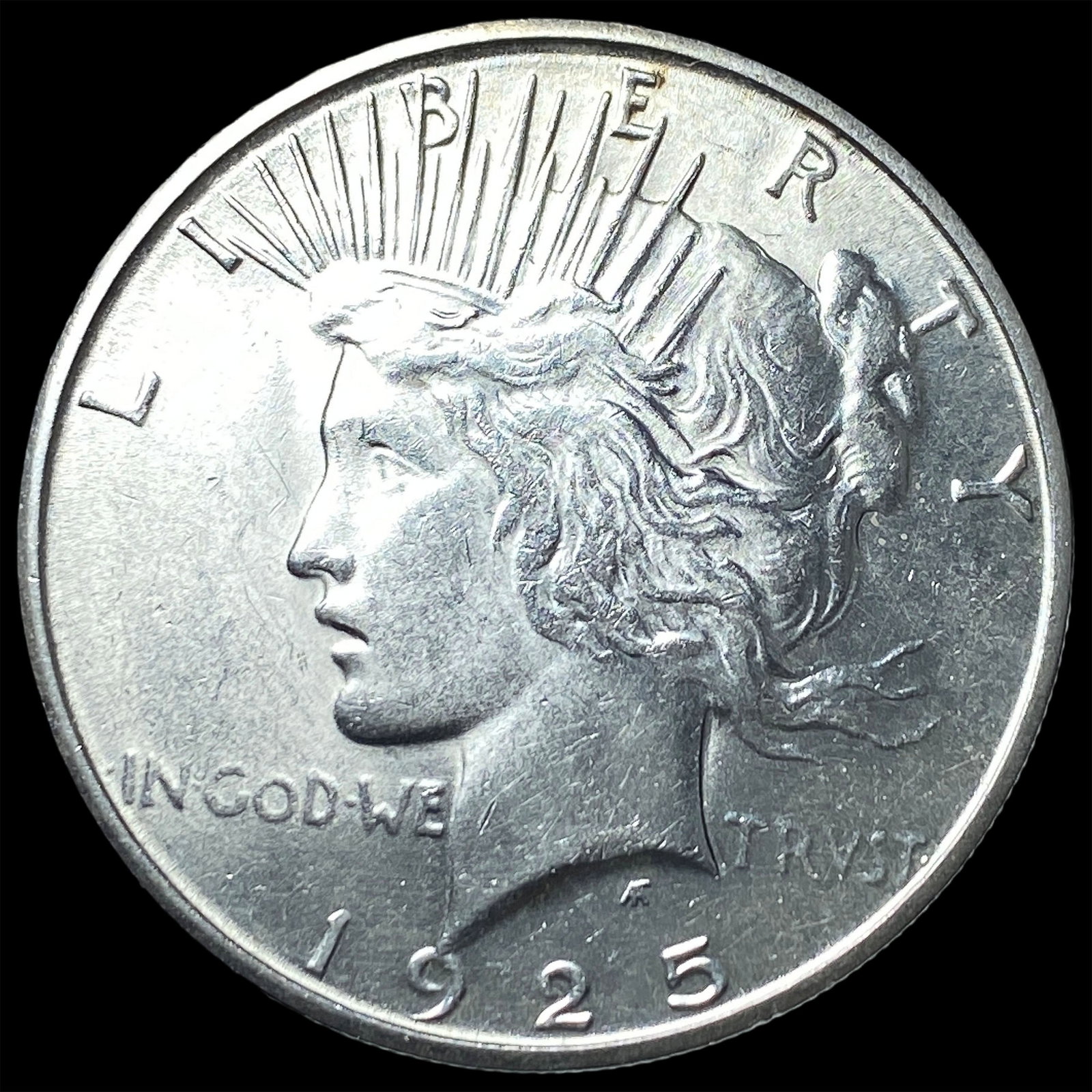 1925-S Silver Peace Dollar UNCIRCULATED (1 of 2)