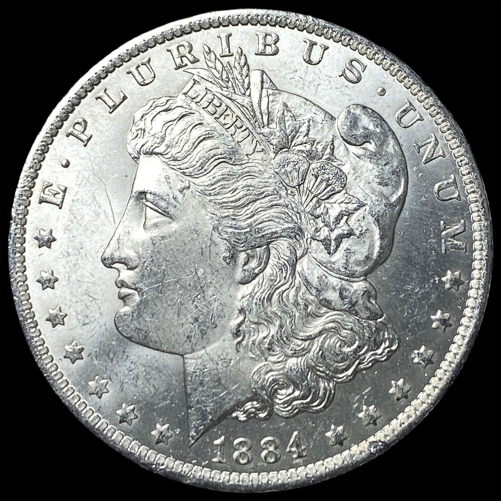 1884-S Silver Morgan Dollar UNCIRCULATED: 1884-S Silver Morgan Dollar UNCIRCULATED