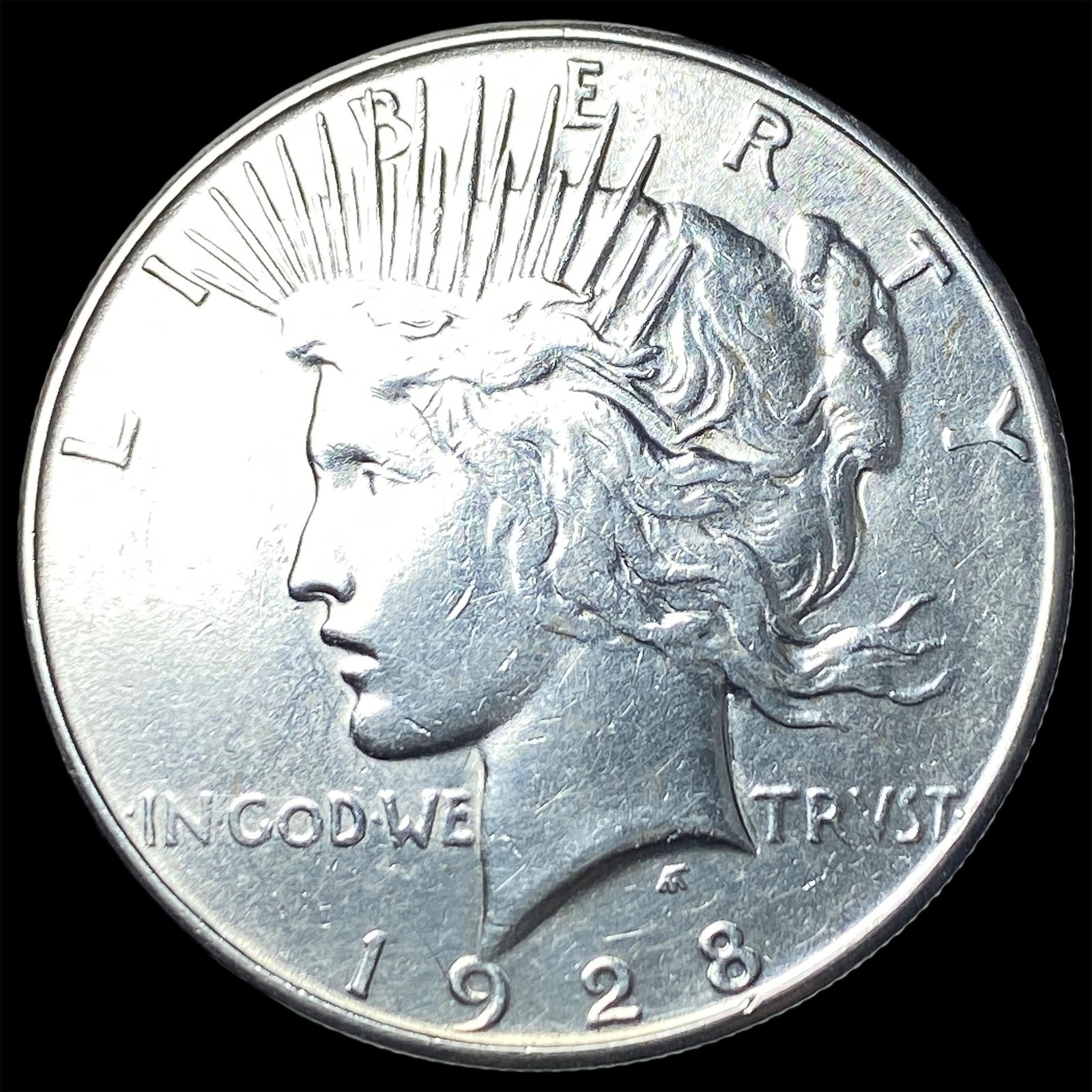 1928 Silver Peace Dollar NEARLY UNCIRCULATED: 1928 Silver Peace Dollar NEARLY UNCIRCULATED