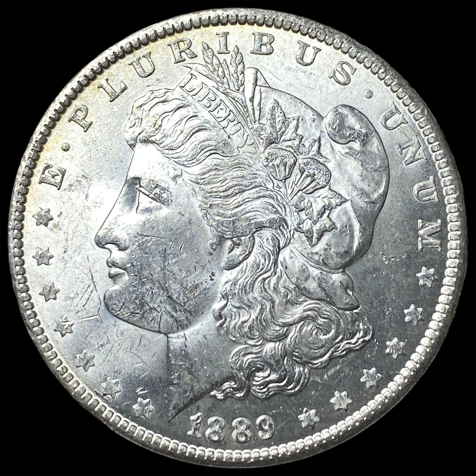 1889 Morgan Silver Dollar GEM BU: 1889 Morgan Silver Dollar GEM BU
