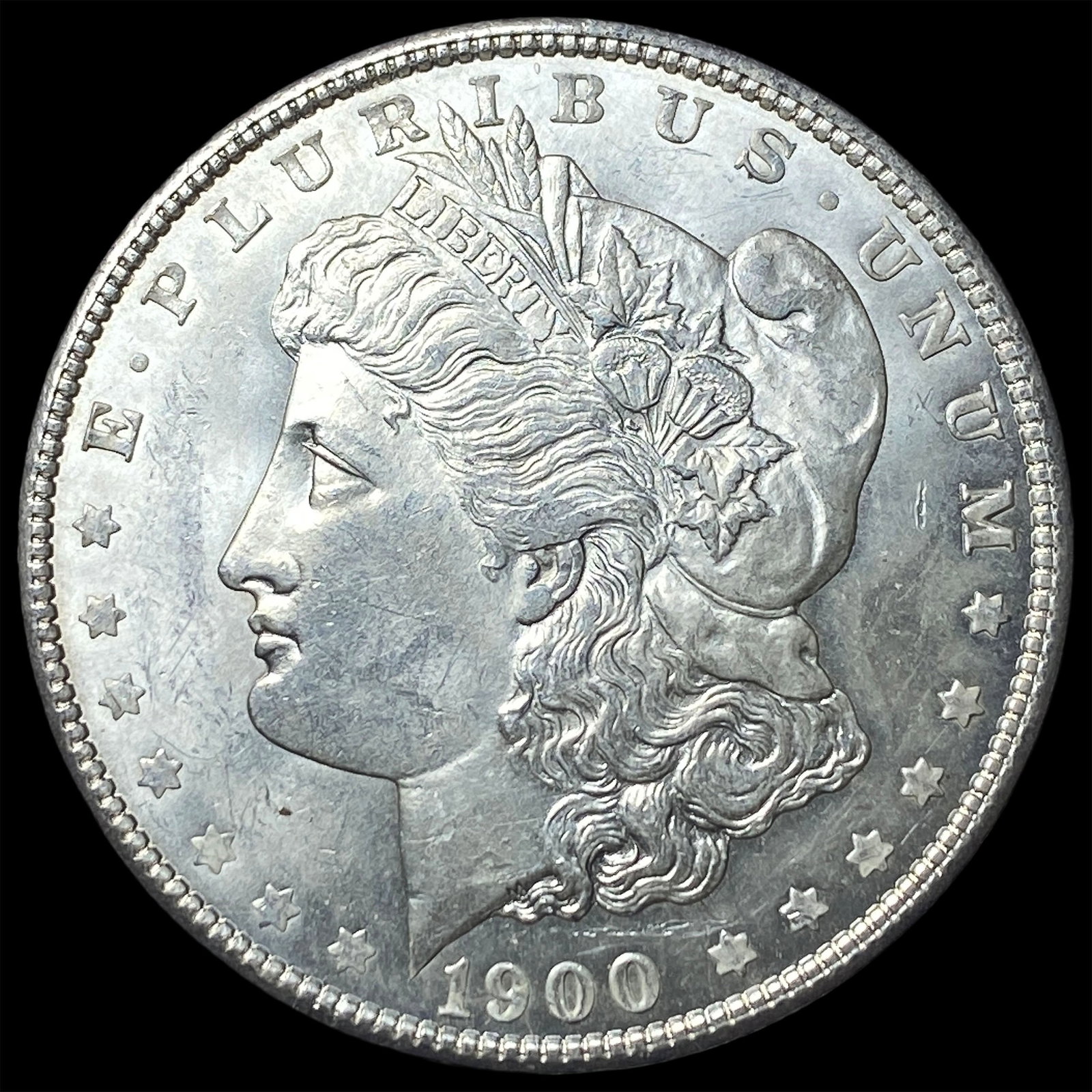 1900 Morgan Silver Dollar GEM BU: 1900 Morgan Silver Dollar GEM BU