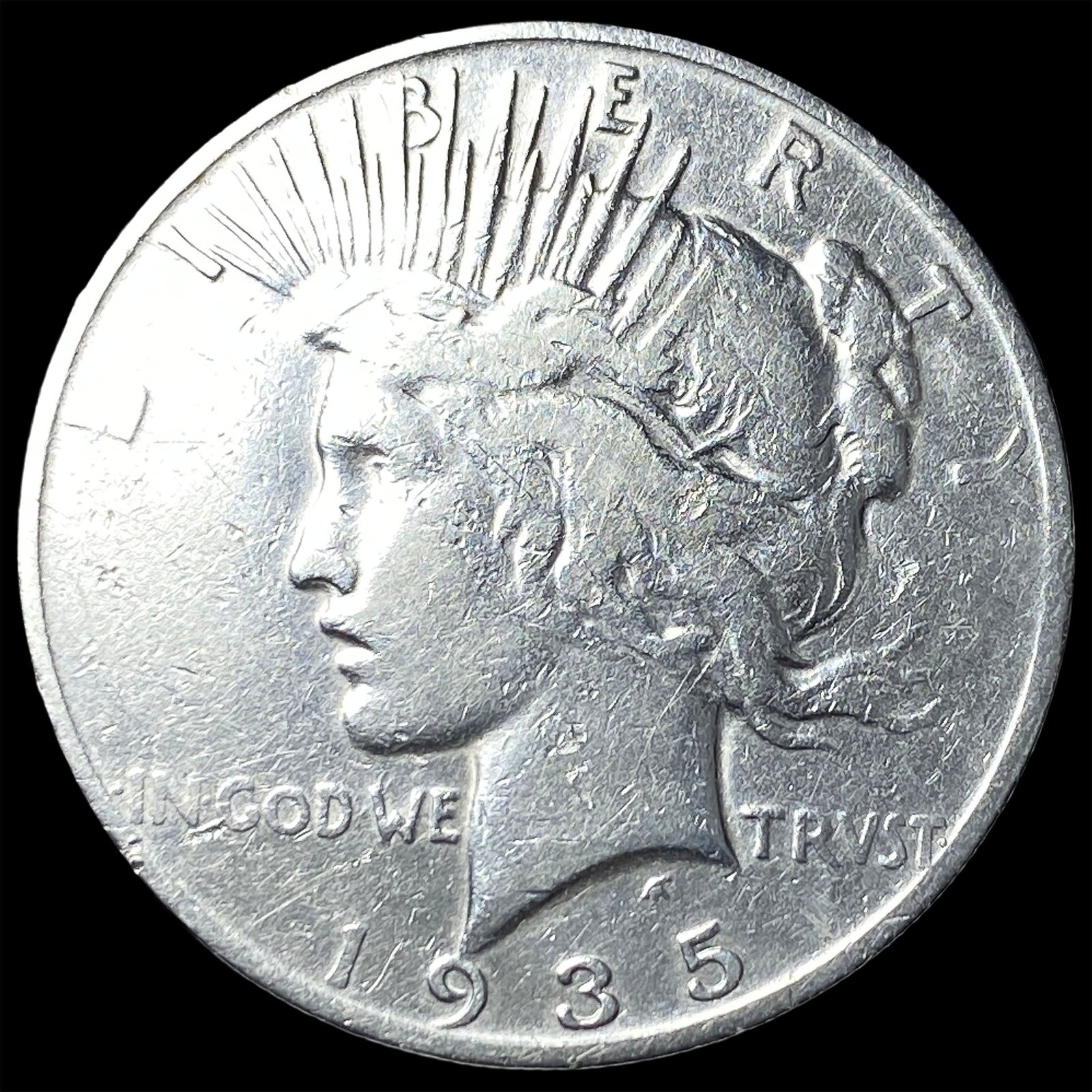 1935 Silver Peace Dollar LIGHTLY CIRCULATED: 1935 Silver Peace Dollar LIGHTLY CIRCULATED