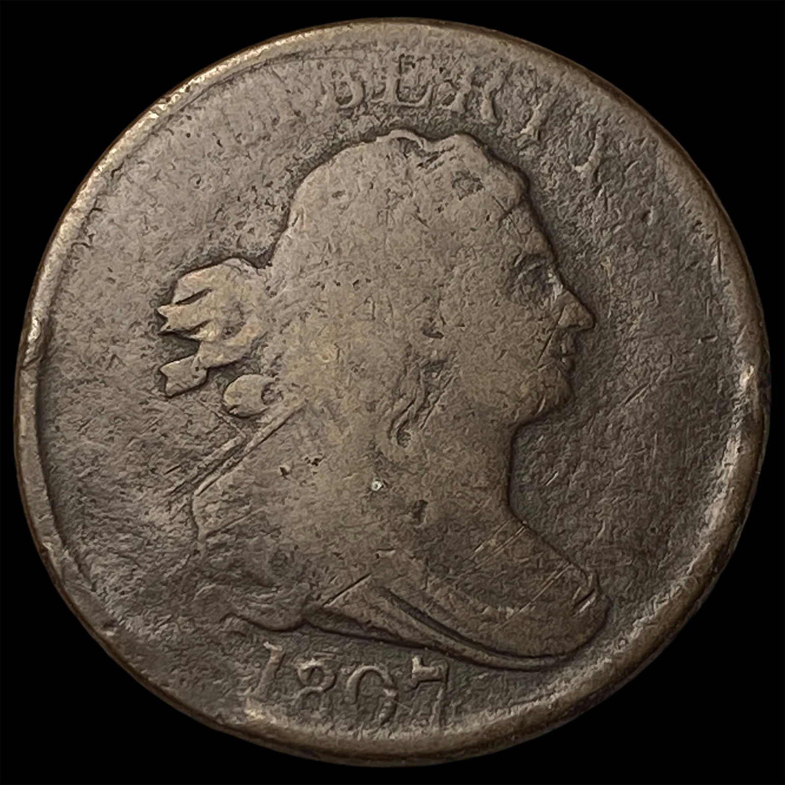 1807 Classic Head Half Cent LIGHTLY CIRCULATED: 1807 Classic Head Half Cent LIGHTLY CIRCULATED