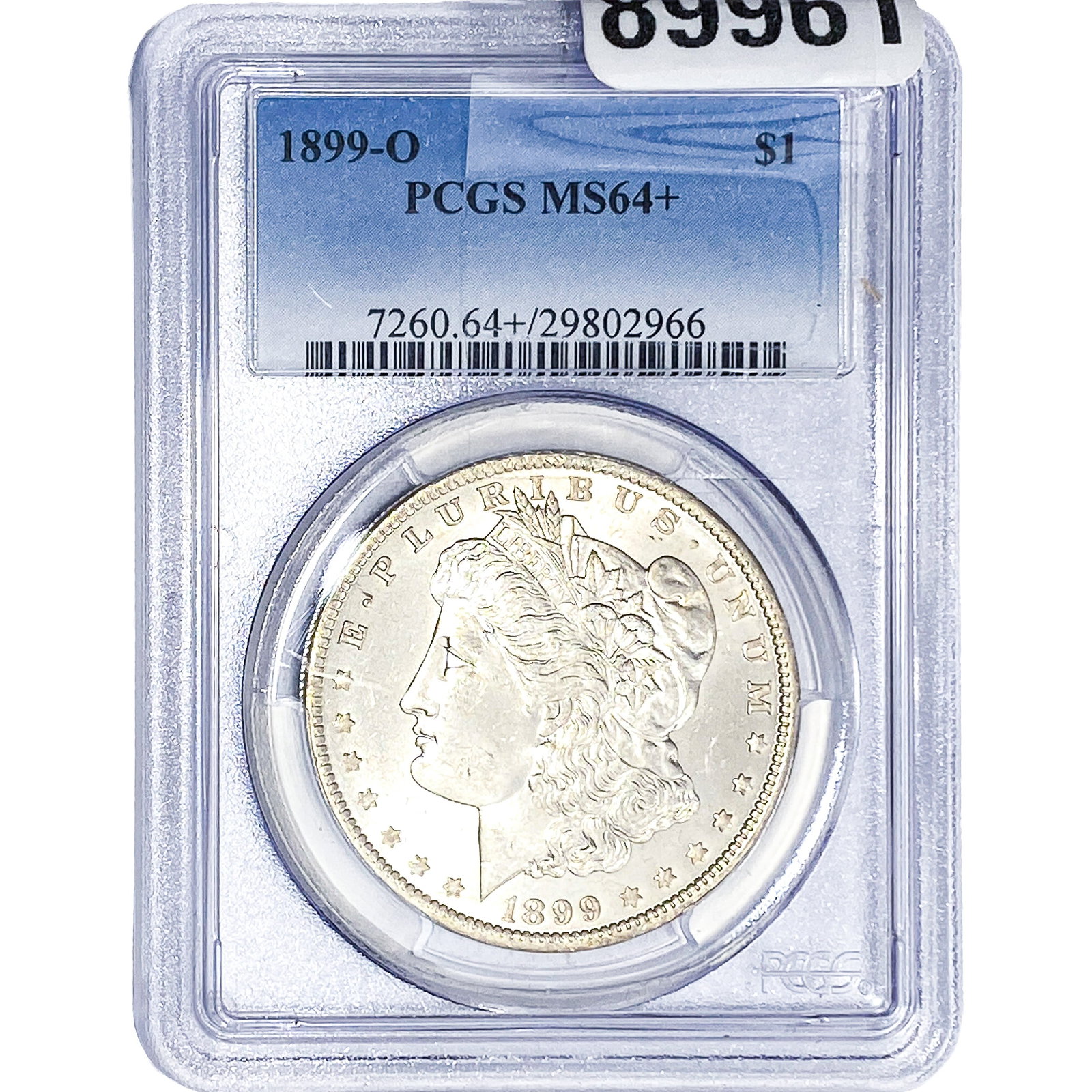 1899-O Morgan Silver Dollar PCGS MS64+ (1 of 2)