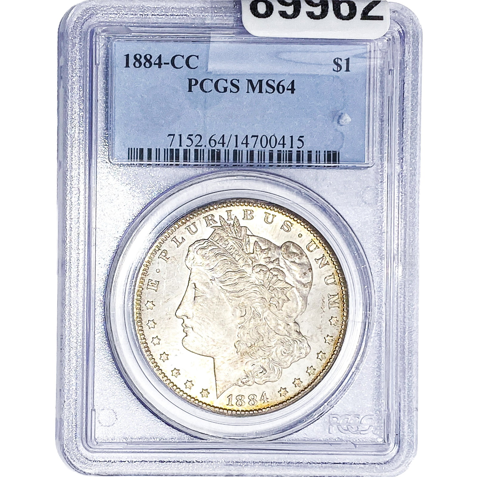 1884-CC Morgan Silver Dollar PCGS MS64 (1 of 2)