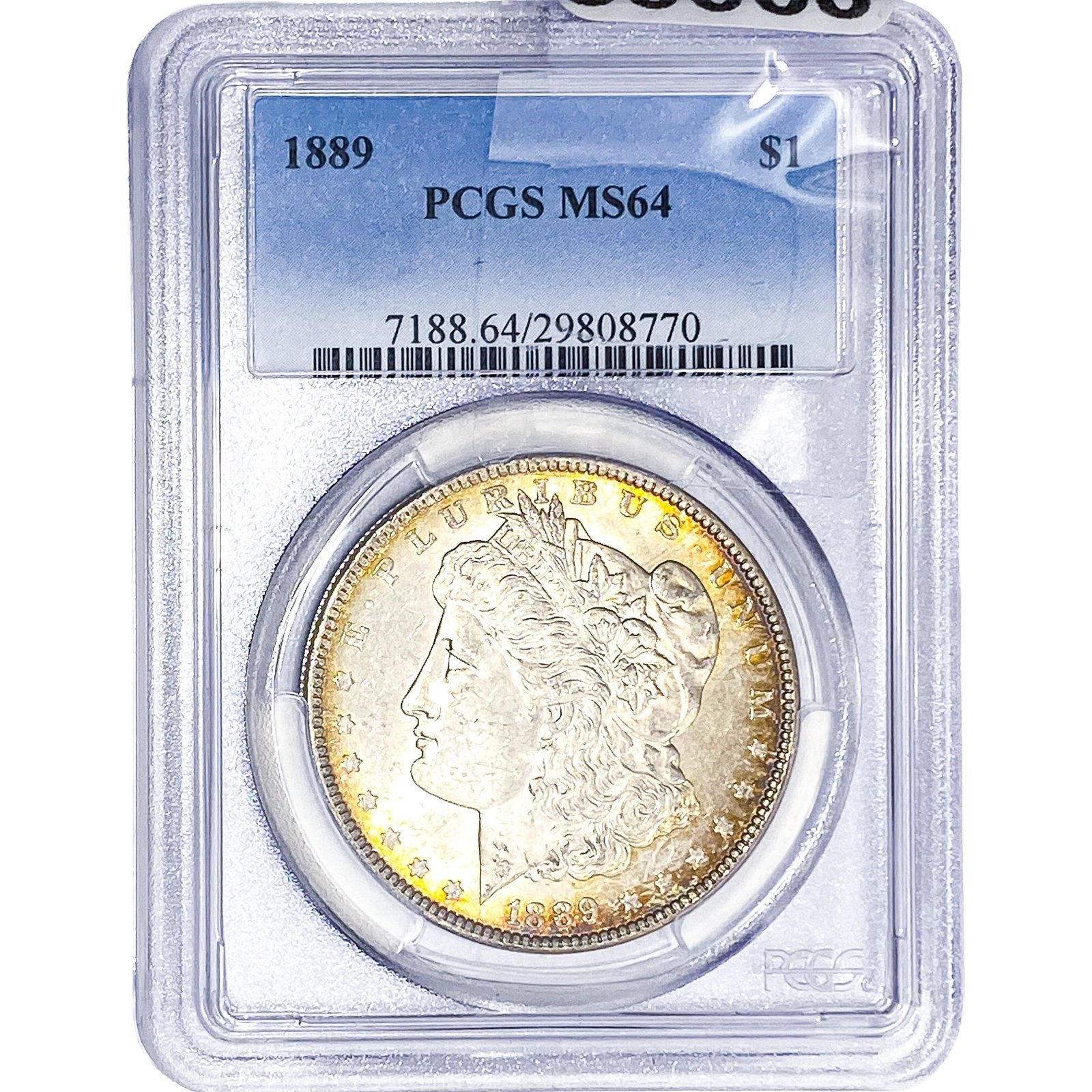 1889 Morgan Silver Dollar PCGS MS64: 1889 Morgan Silver Dollar PCGS MS64