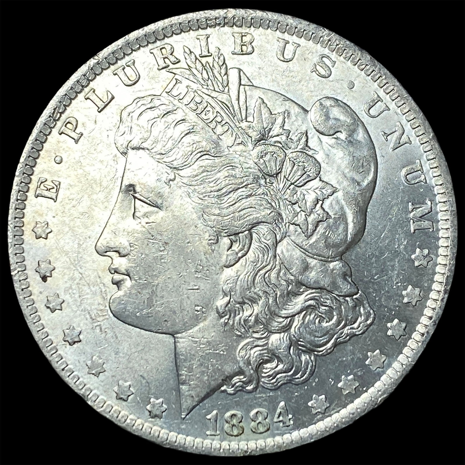 1884-O Silver Morgan Dollar GEM BU: 1884-O Silver Morgan Dollar GEM BU
