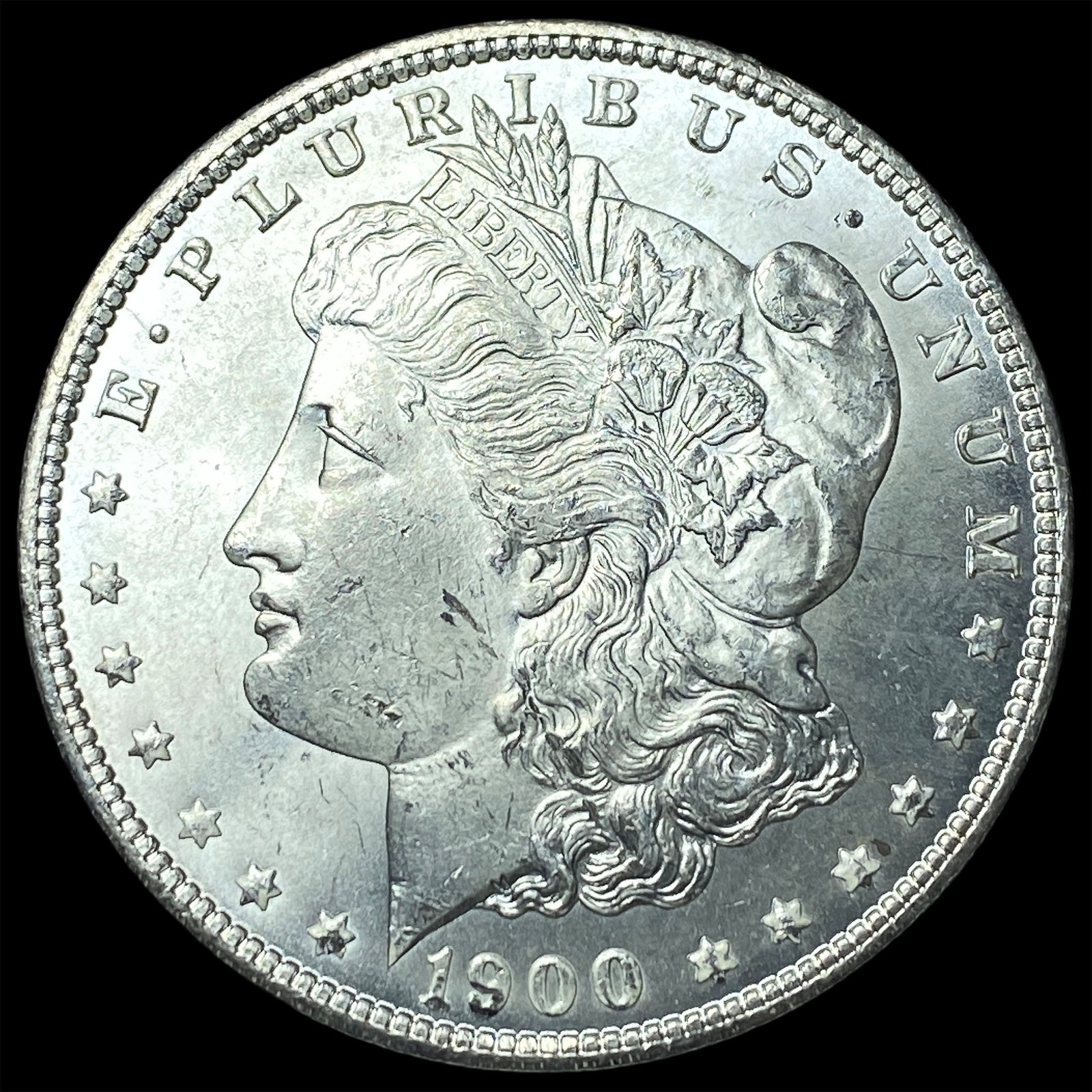 1900 Morgan Silver Dollar GEM BU: 1900 Morgan Silver Dollar GEM BU