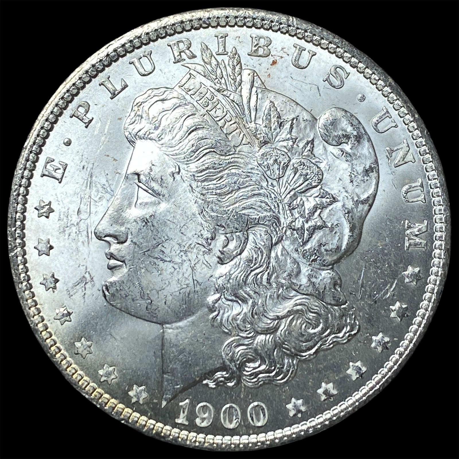 1900 Morgan Silver Dollar GEM BU: 1900 Morgan Silver Dollar GEM BU