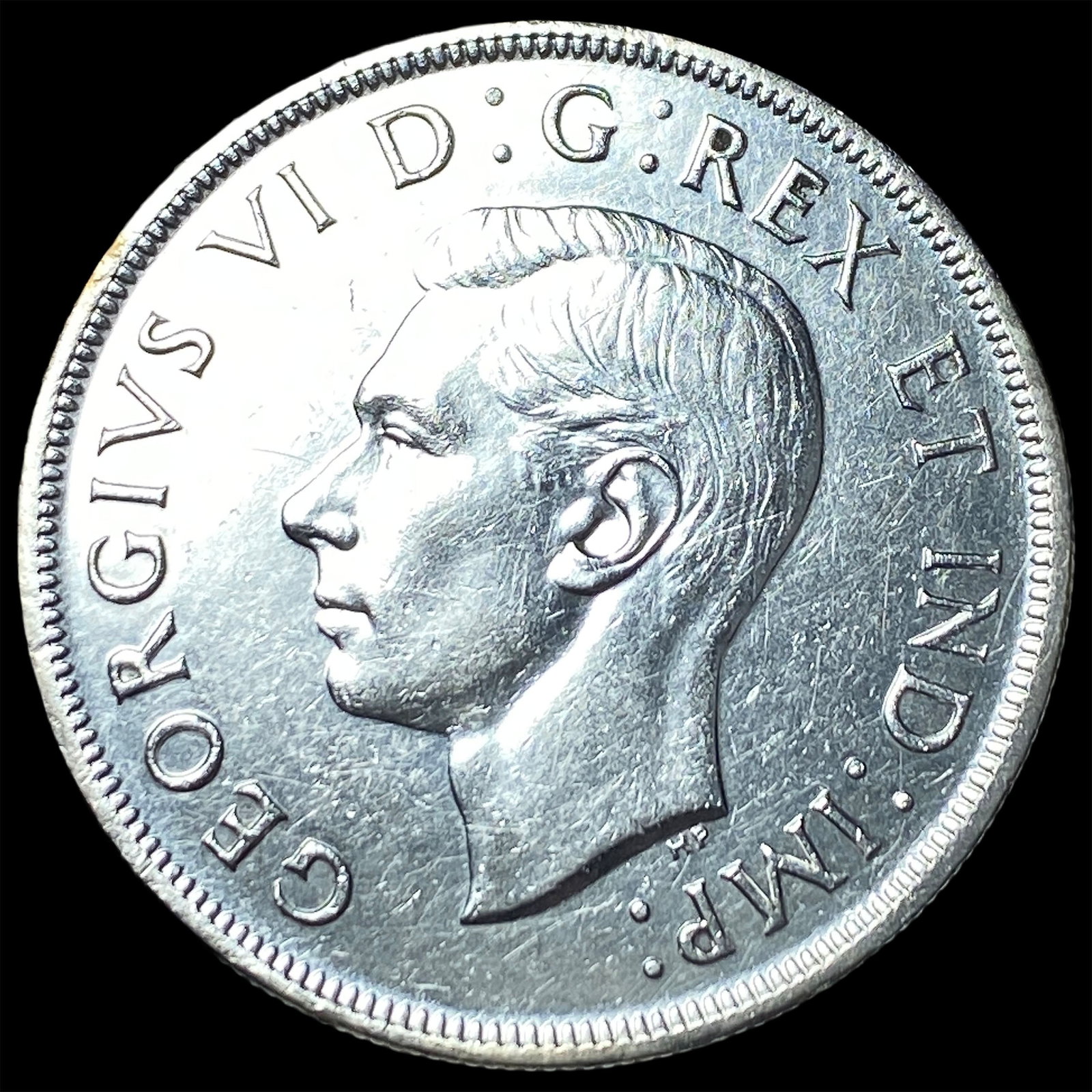 1946 Canada Silver Dollar NEARLY UNCIRCULATED: 1946 Canada Silver Dollar NEARLY UNCIRCULATED
