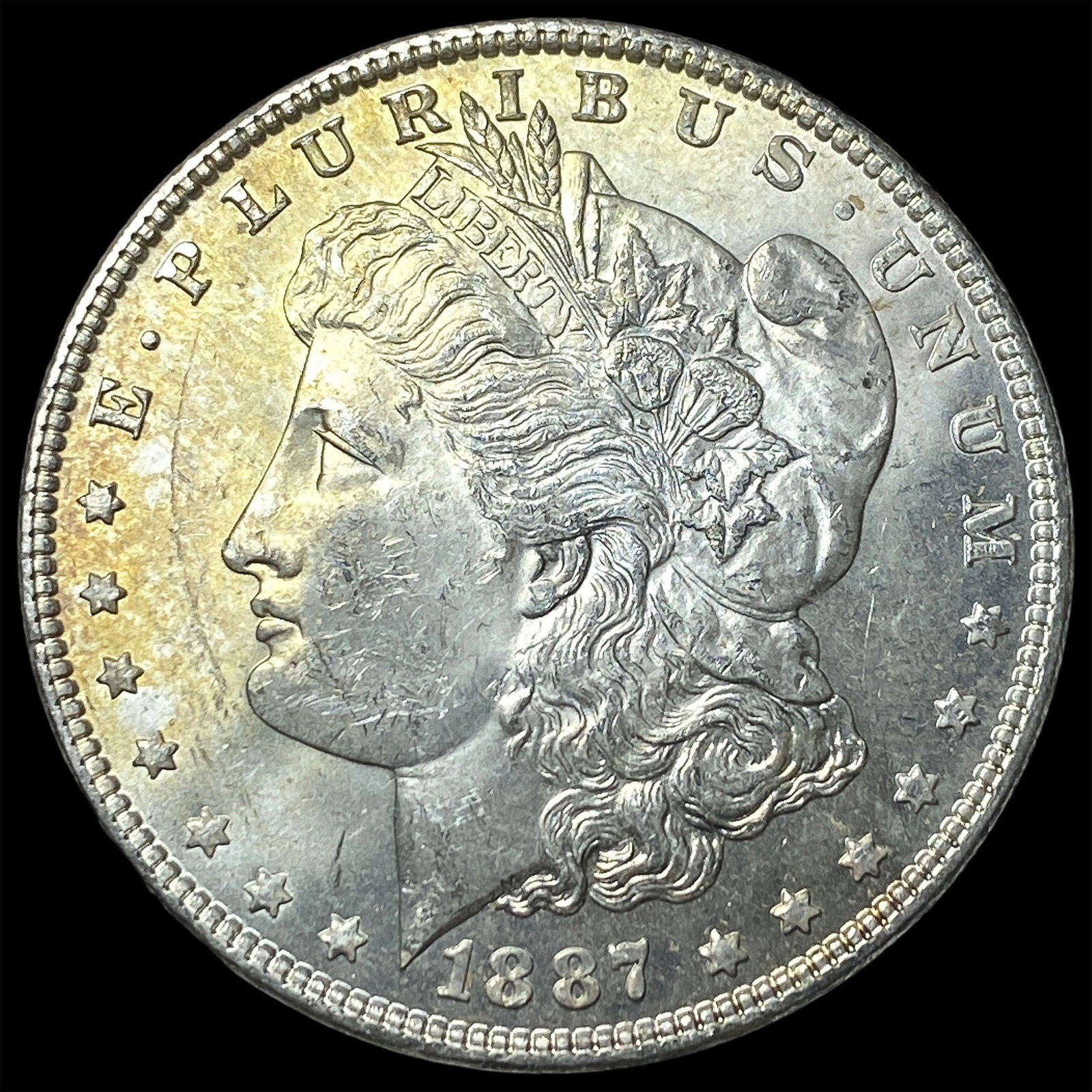 1887 Silver Morgan Dollar GEM BU: 1887 Silver Morgan Dollar GEM BU