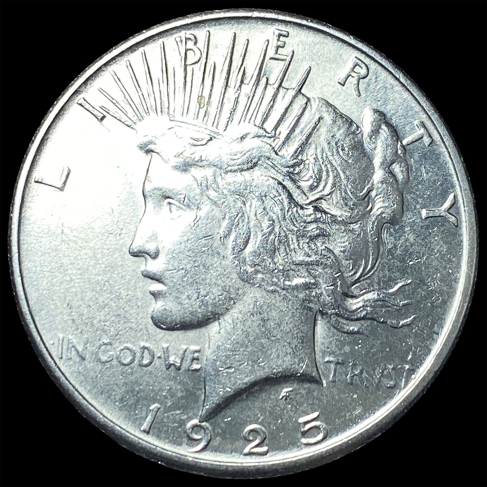 1925 Silver Peace Dollar CLOSELY UNCIRCULATED: 1925 Silver Peace Dollar CLOSELY UNCIRCULATED