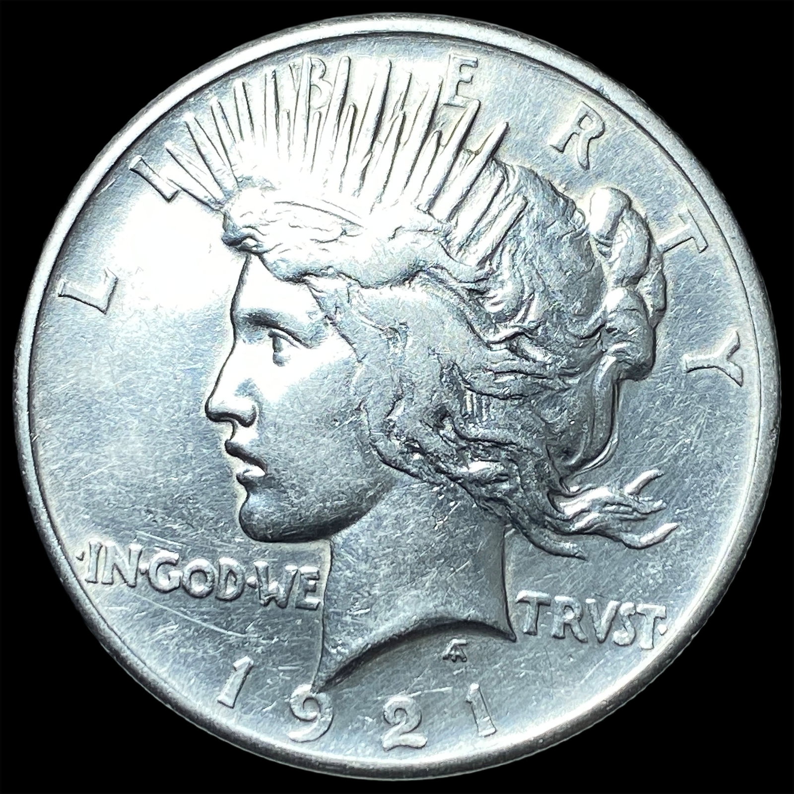 1921 Silver Peace Dollar NEARLY UNCIRCULATED: 1921 Silver Peace Dollar NEARLY UNCIRCULATED
