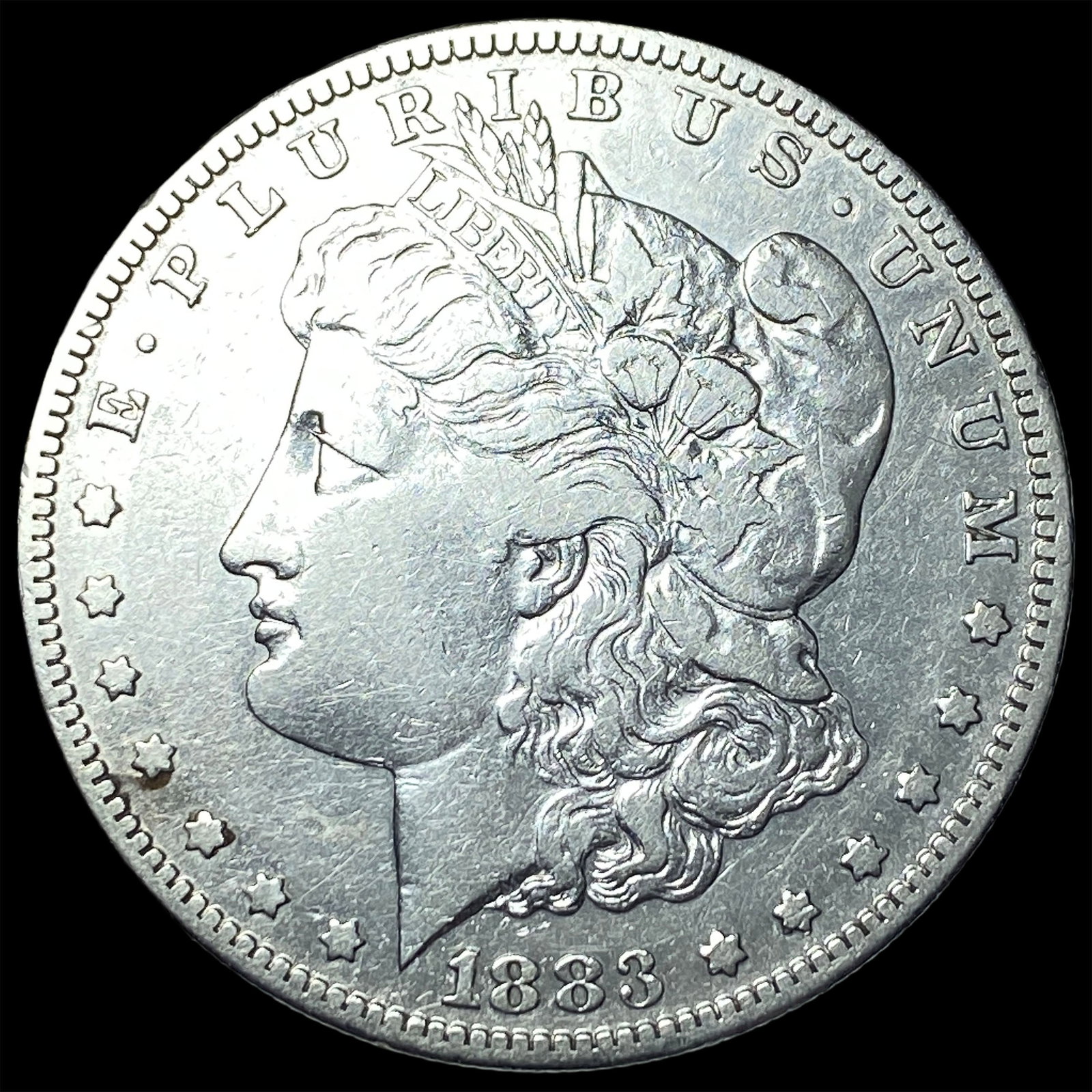 1883-S Silver Morgan Dollar LIGHTLY CIRCULATED: 1883-S Silver Morgan Dollar LIGHTLY CIRCULATED