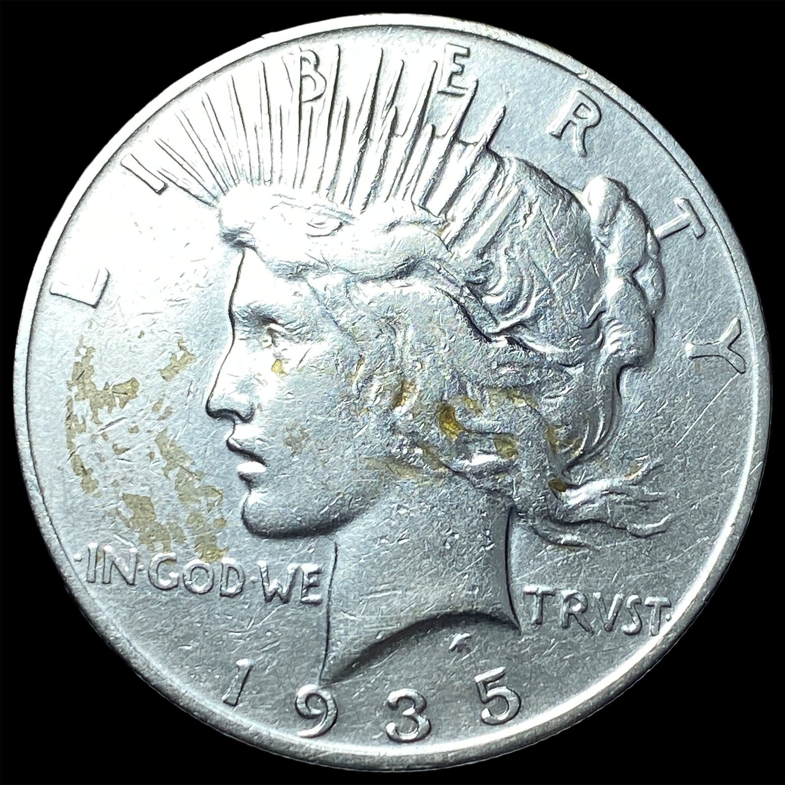 1935 Silver Peace Dollar LIGHTLY CIRCULATED: 1935 Silver Peace Dollar LIGHTLY CIRCULATED