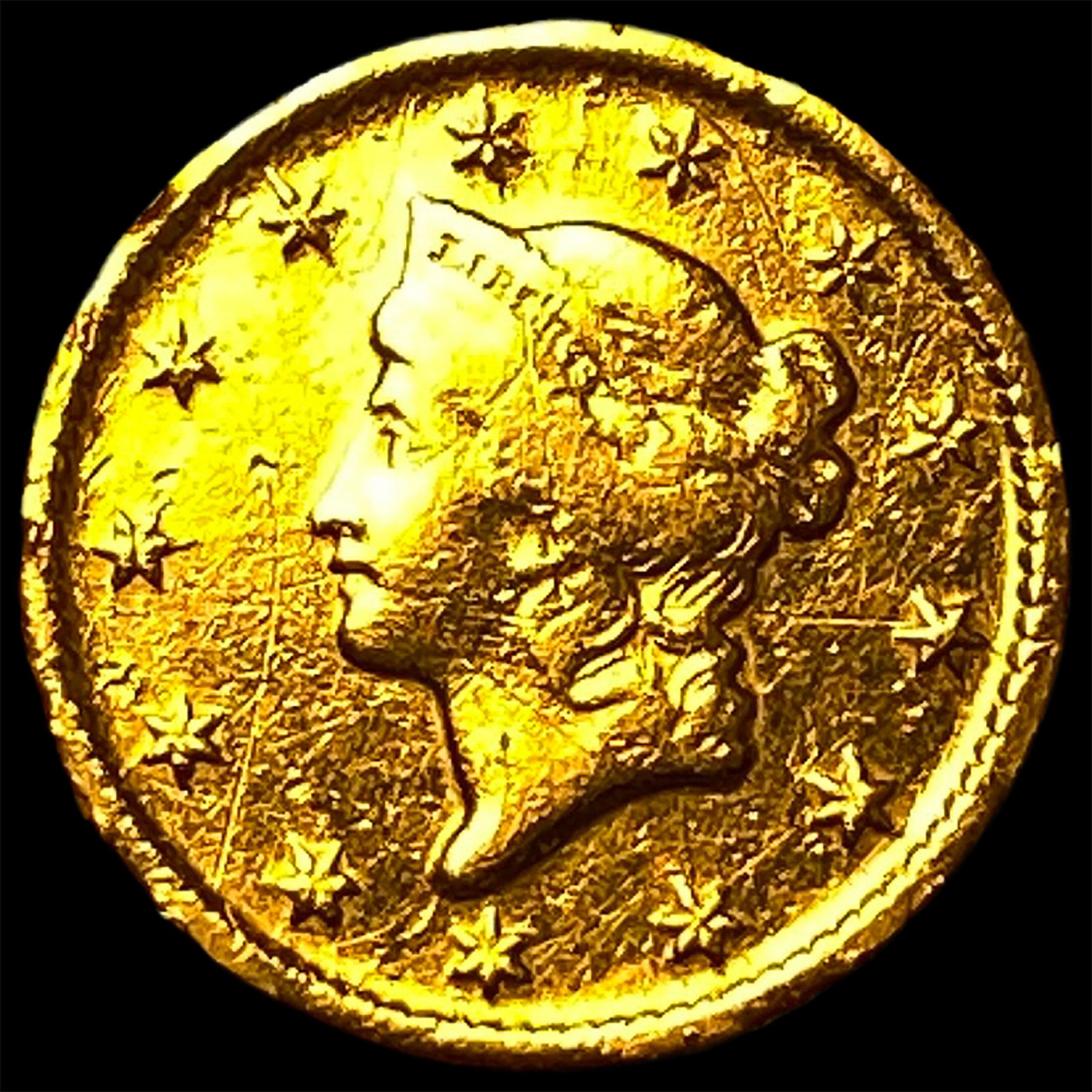 1849-O Gold $1 Liberty Head HIGH GRADE (1 of 2)