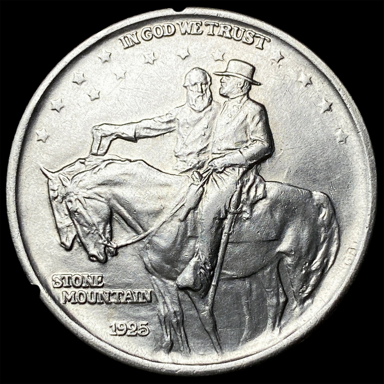 1925 Silver Half Dollar Stone Mountain CLOSELY UNCIRCULATED: 1925 Silver Half Dollar Stone Mountain CLOSELY UNCIRCULATED