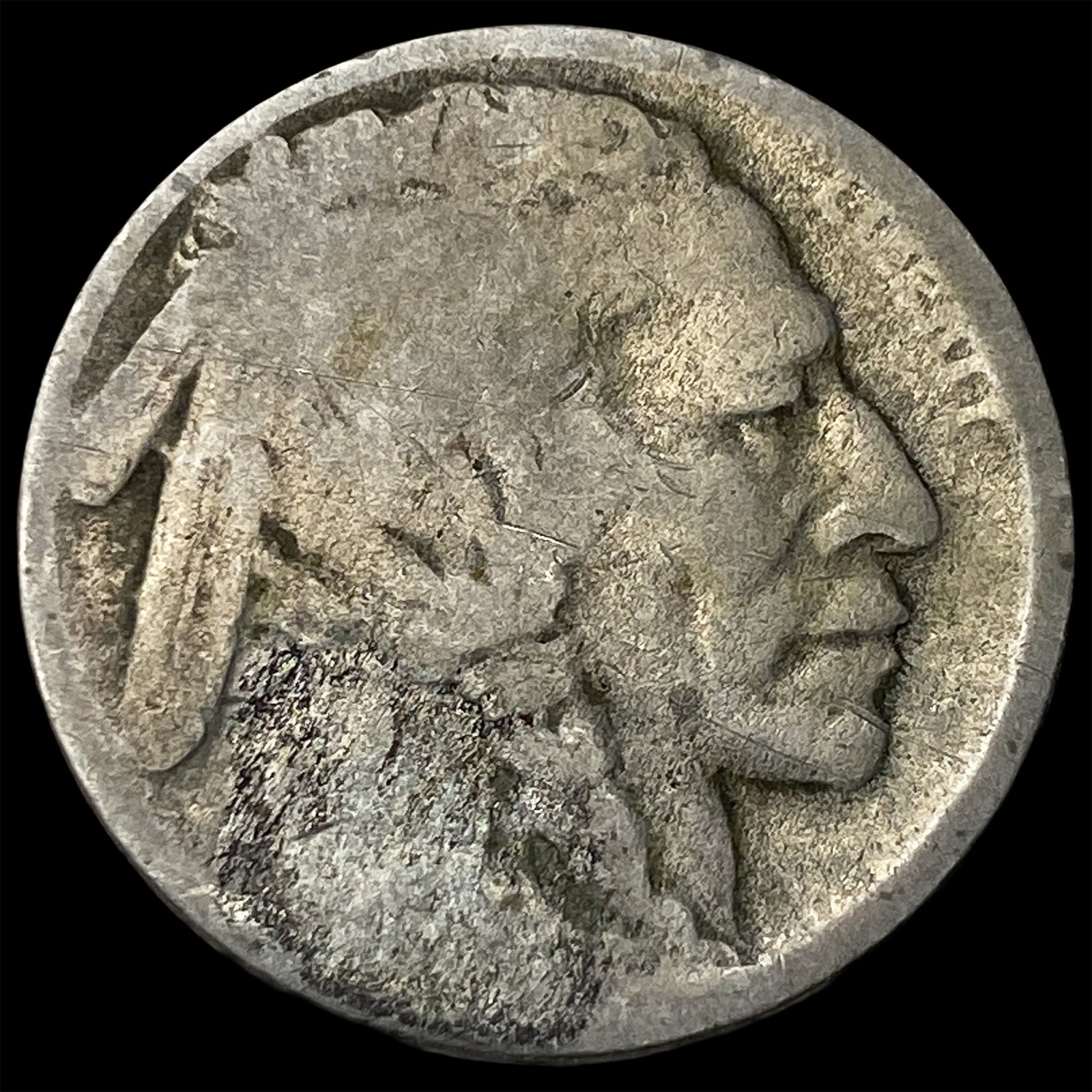 1913-D Type 2 Buffalo Nickel NICELY CIRCULATED: 1913-D Type 2 Buffalo Nickel NICELY CIRCULATED