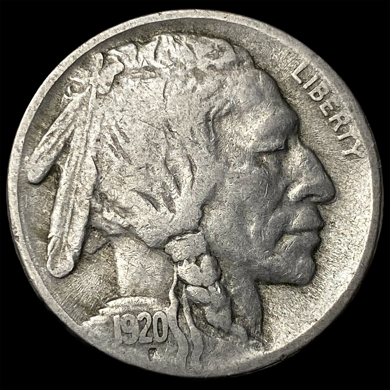 1920-S Buffalo Nickel LIGHTLY CIRCULATED (1 of 2)