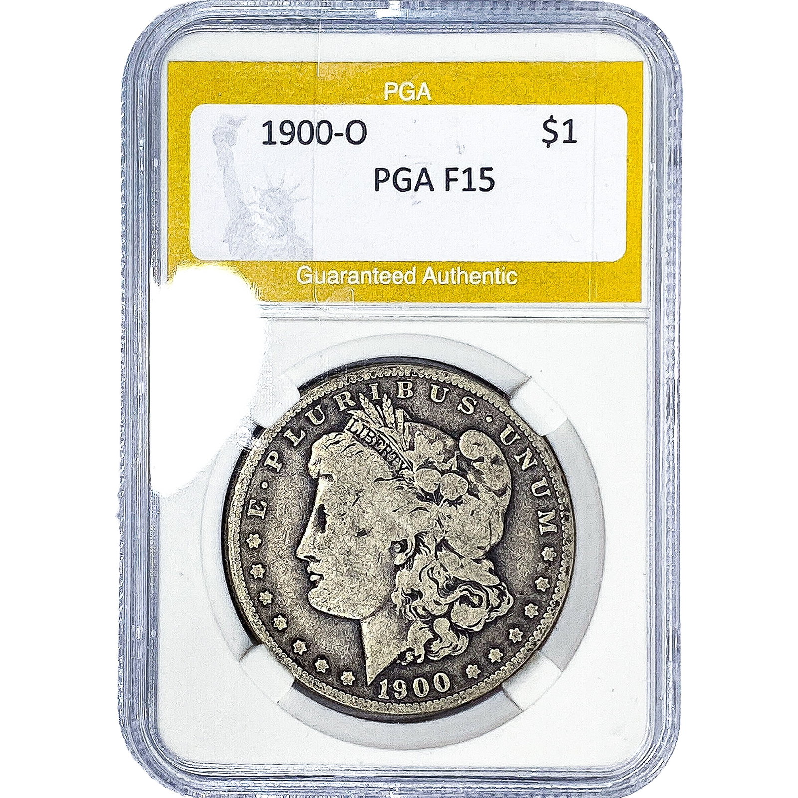 1900-O Morgan Silver Dollar PGA F15: 1900-O Morgan Silver Dollar PGA F15