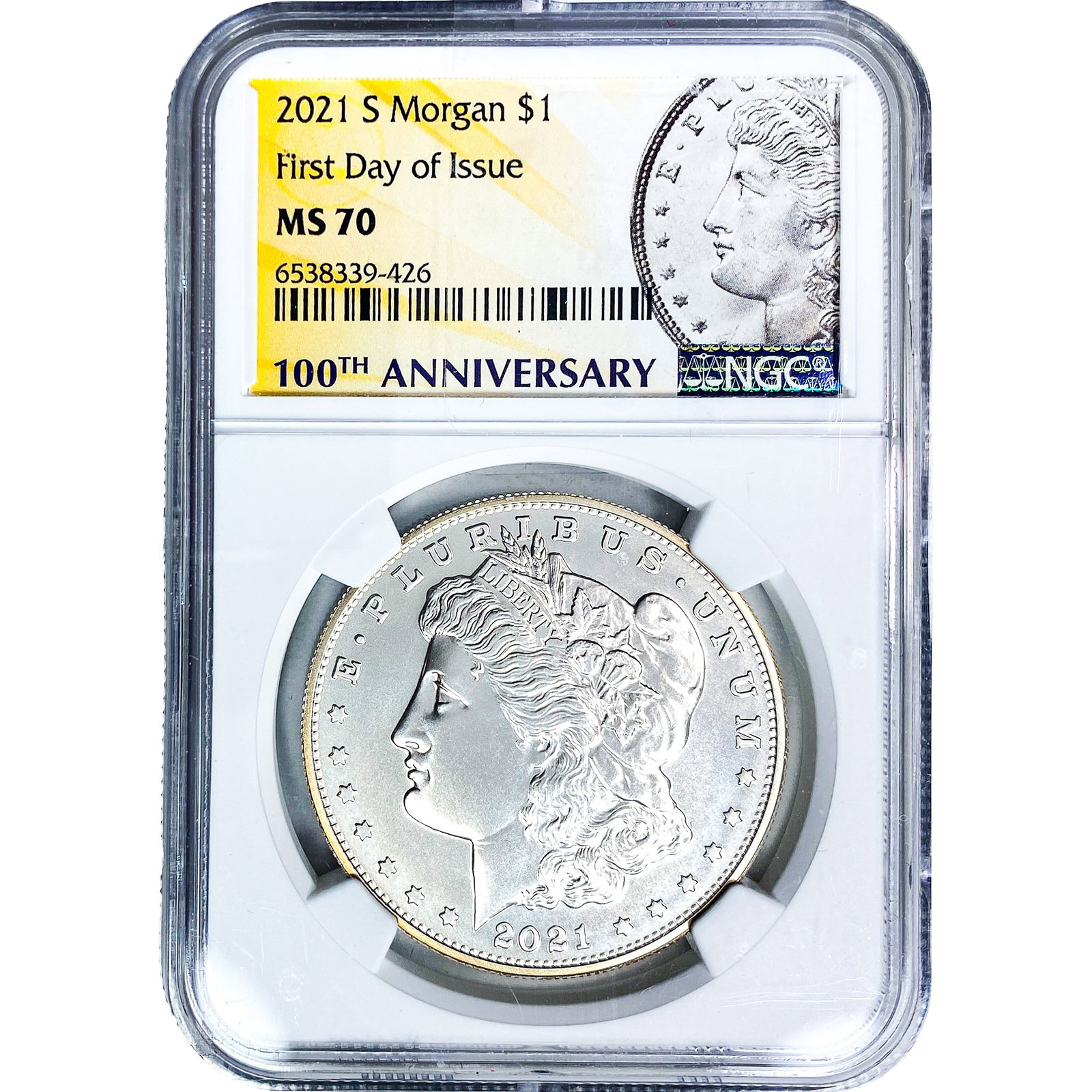 2021-S Morgan Silver Dollar NGC MS70: 2021-S Morgan Silver Dollar NGC MS70