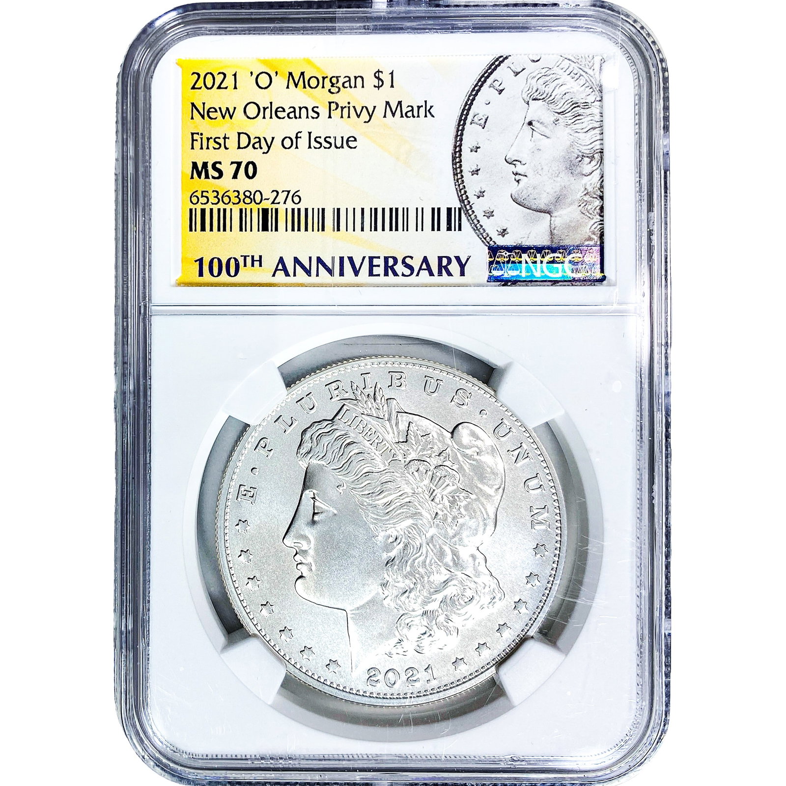 2021-O Morgan Silver Dollar NGC MS70: 2021-O Morgan Silver Dollar NGC MS70