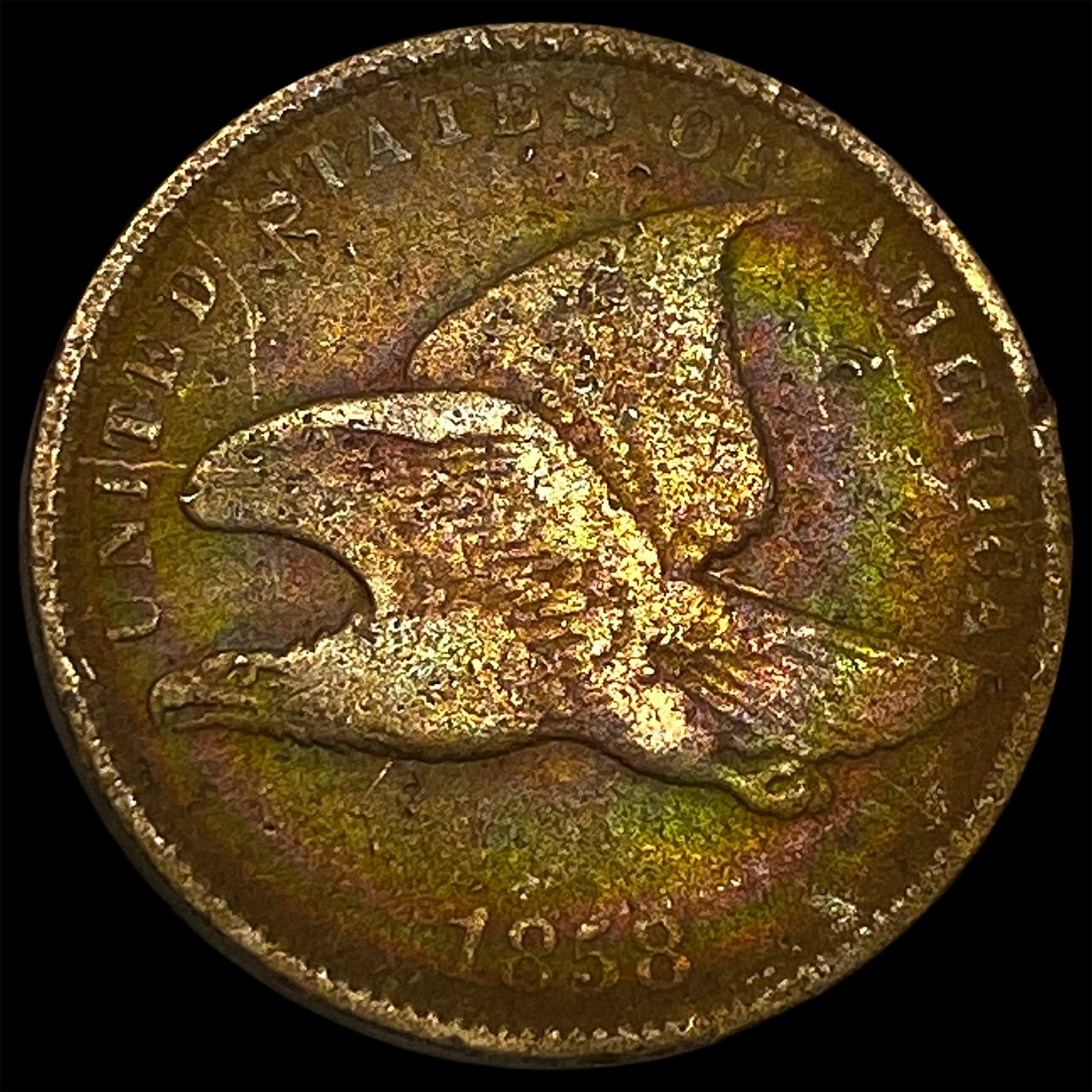 1858 Flying Eagle Cent LIGHTLY CIRCULATED: 1858 Flying Eagle Cent LIGHTLY CIRCULATED
