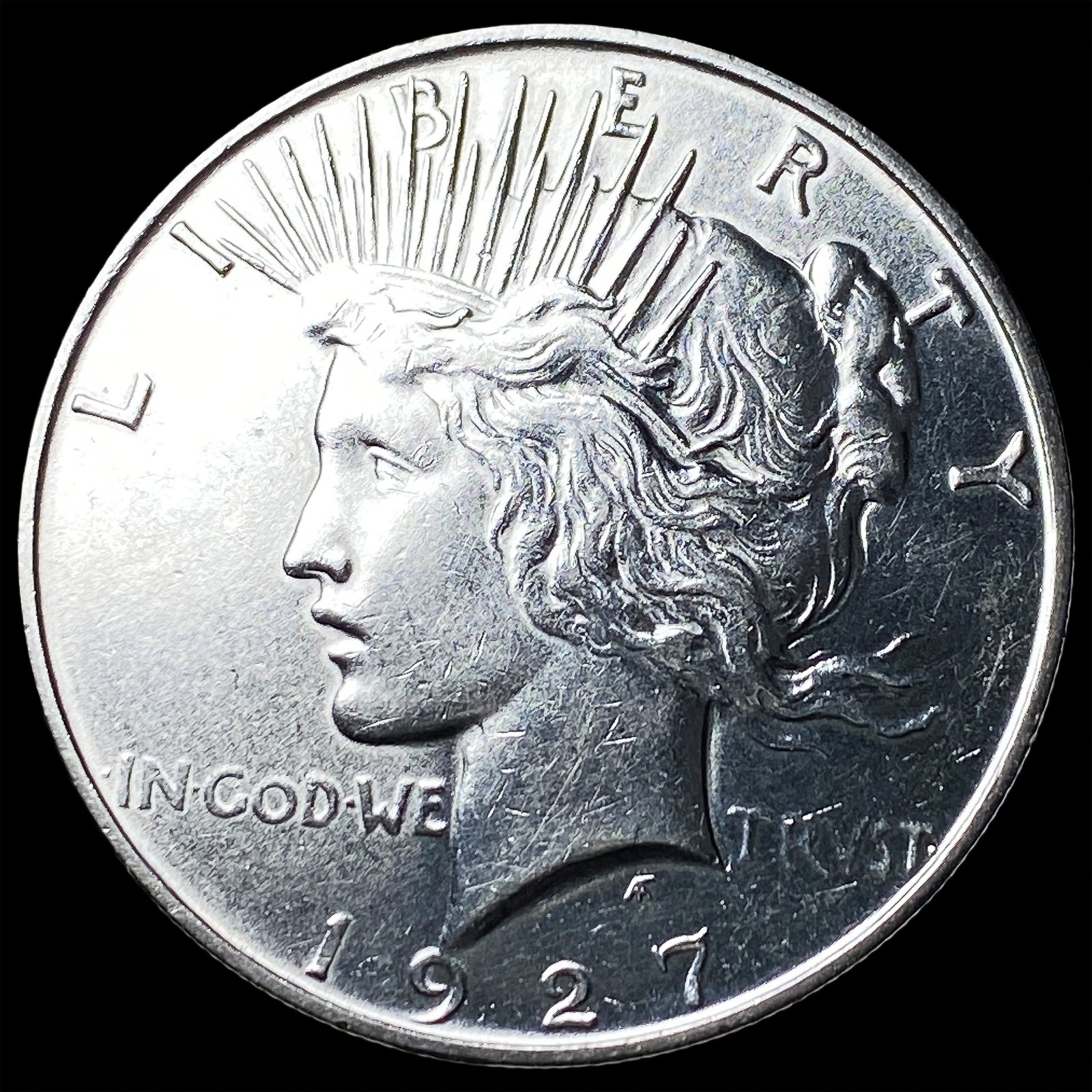 1927-D Silver Peace Dollar UNCIRCULATED: 1927-D Silver Peace Dollar UNCIRCULATED