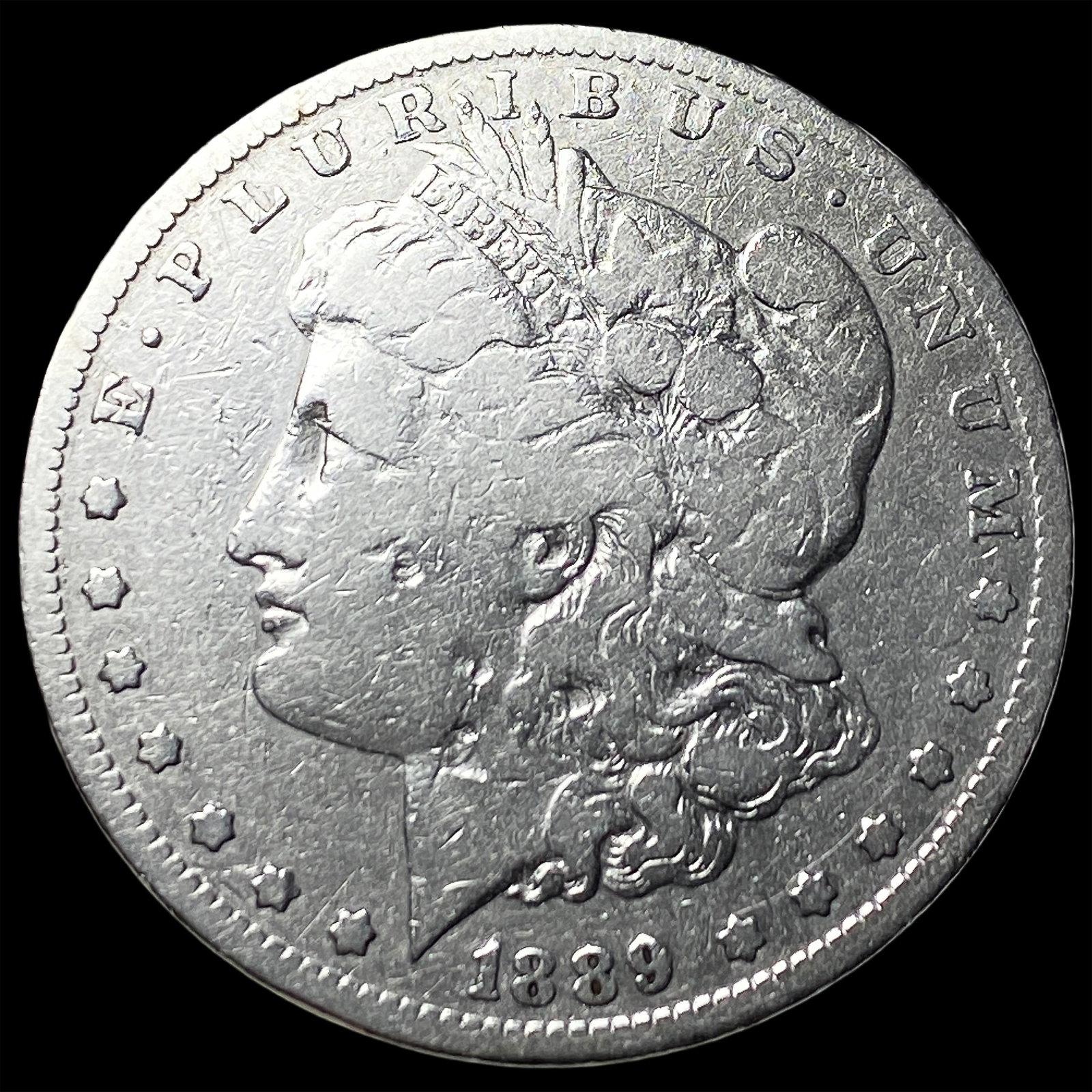 1889-CC Silver Morgan Dollar NICELY CIRCULATED: 1889-CC Silver Morgan Dollar NICELY CIRCULATED
