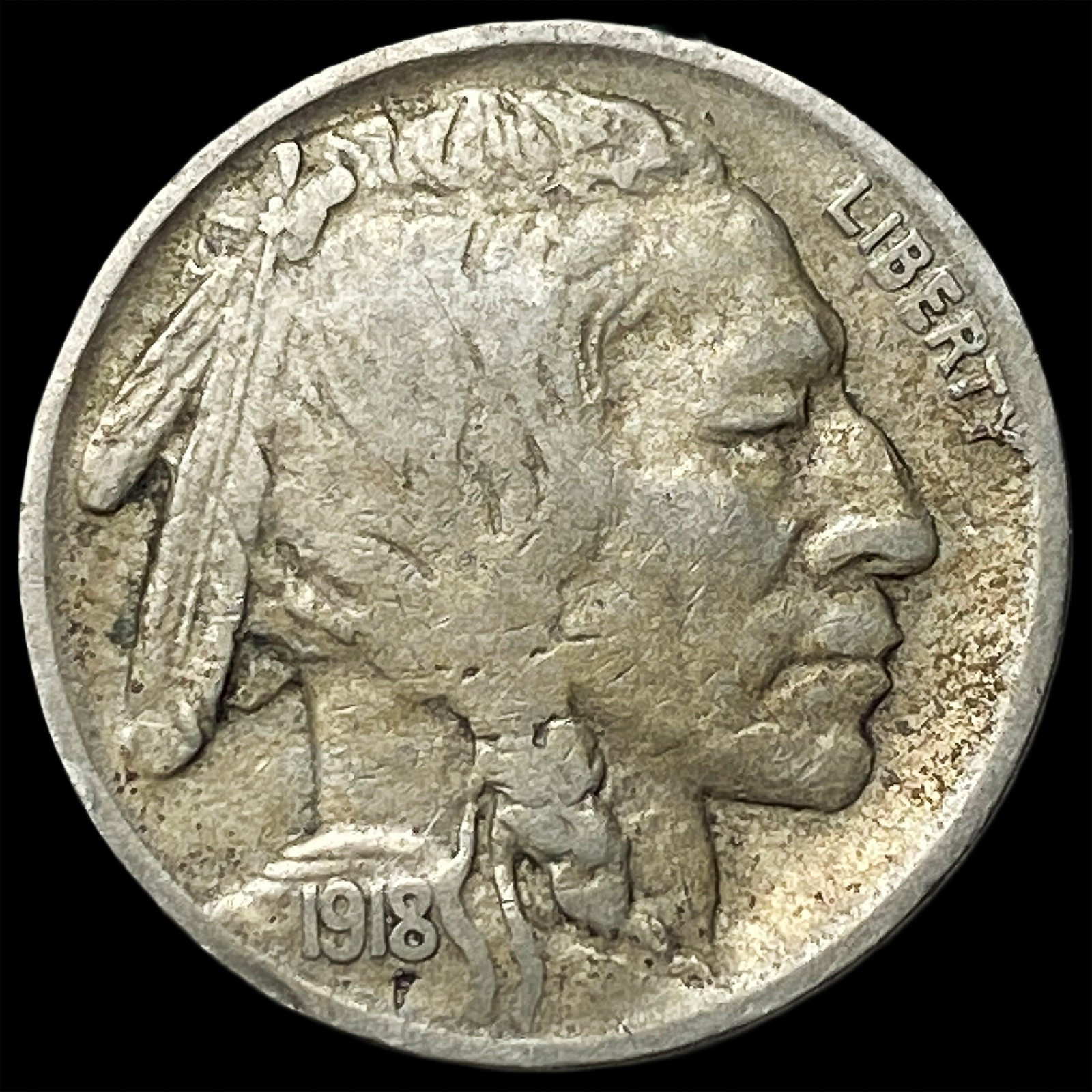 1918-S Buffalo Nickel LIGHTLY CIRCULATED: 1918-S Buffalo Nickel LIGHTLY CIRCULATED