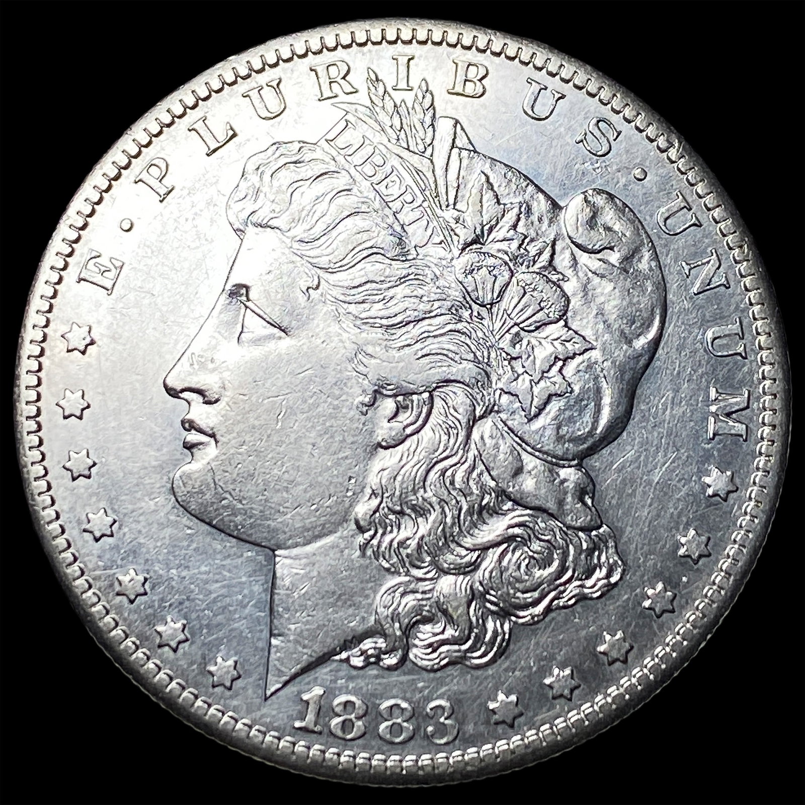 1883-S Silver Morgan Dollar CLOSELY UNCIRCULATED: 1883-S Silver Morgan Dollar CLOSELY UNCIRCULATED